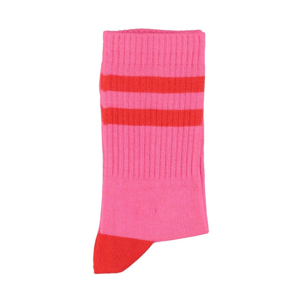 Striped Socks | Pink/Red