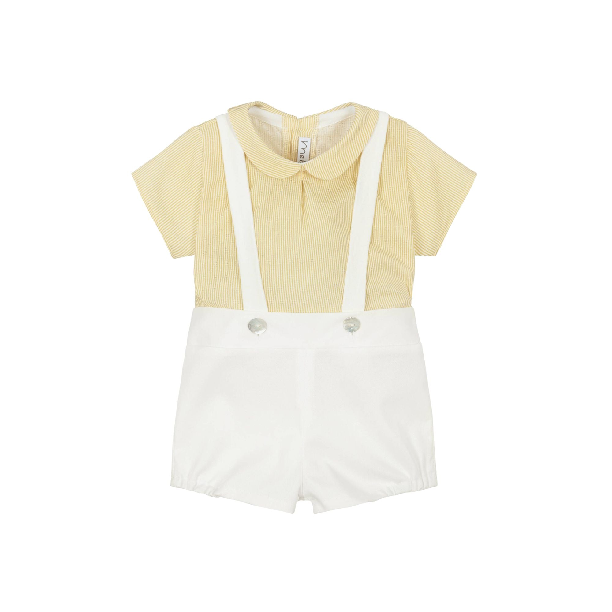 Peter Pan Short Set | Yellow