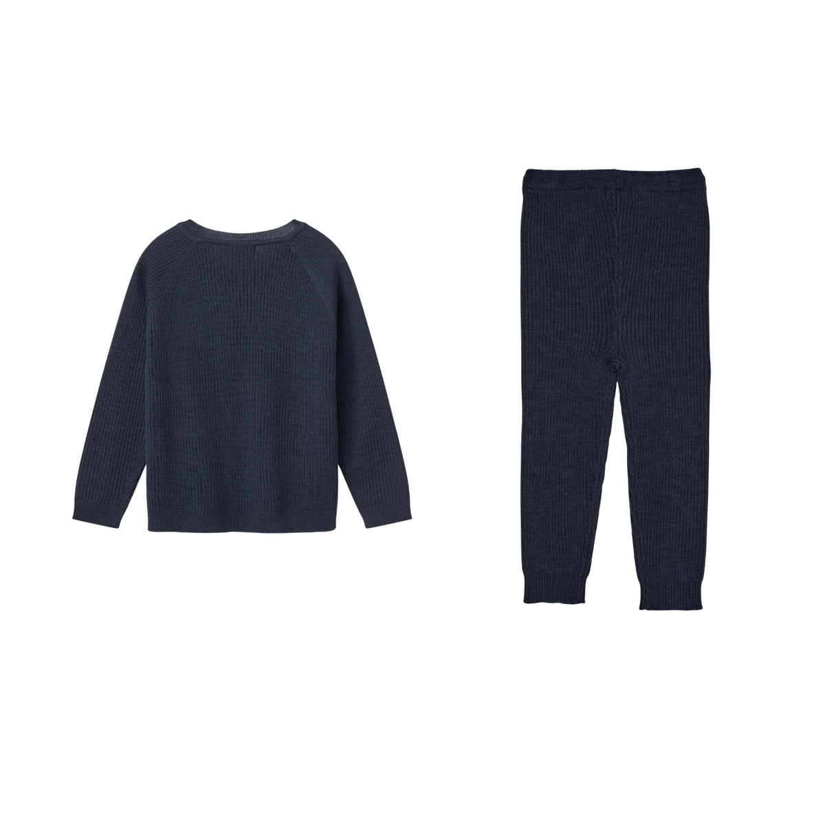 Merino Rib Set | Navy