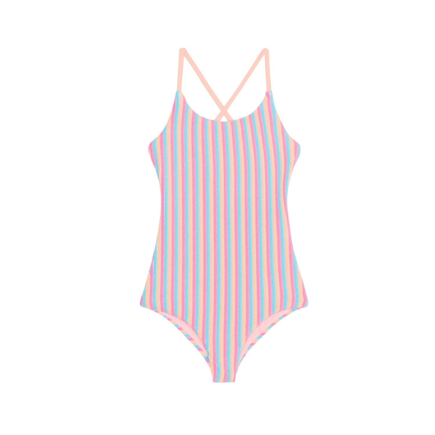 Little Julia One Piece | Petal Stripes