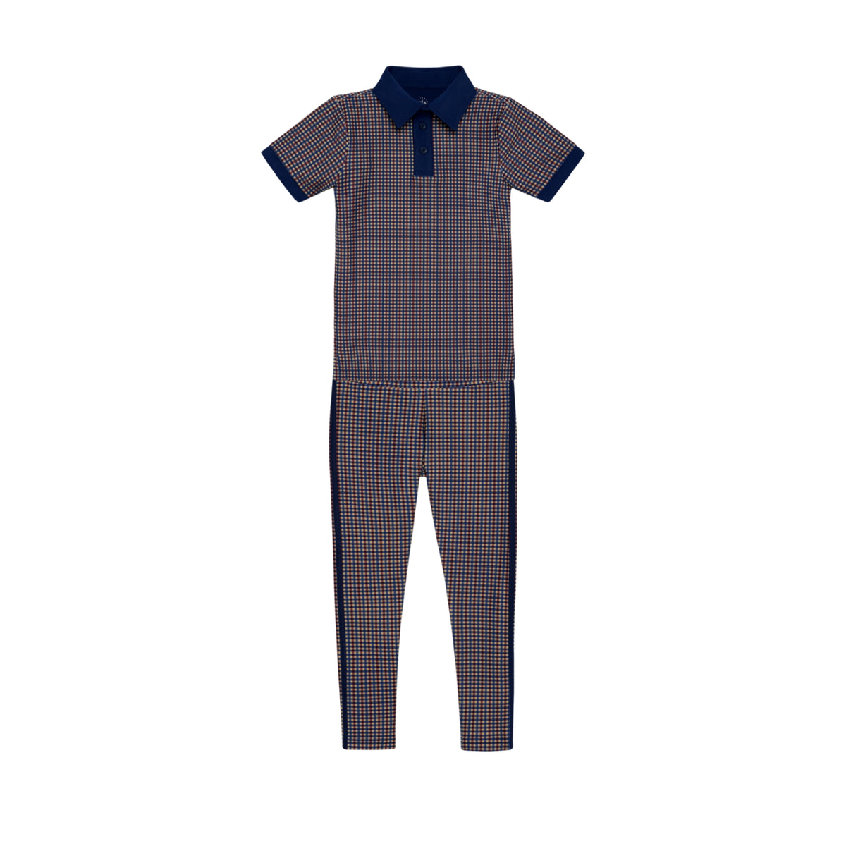 Polo & Leggings Set | Gingham