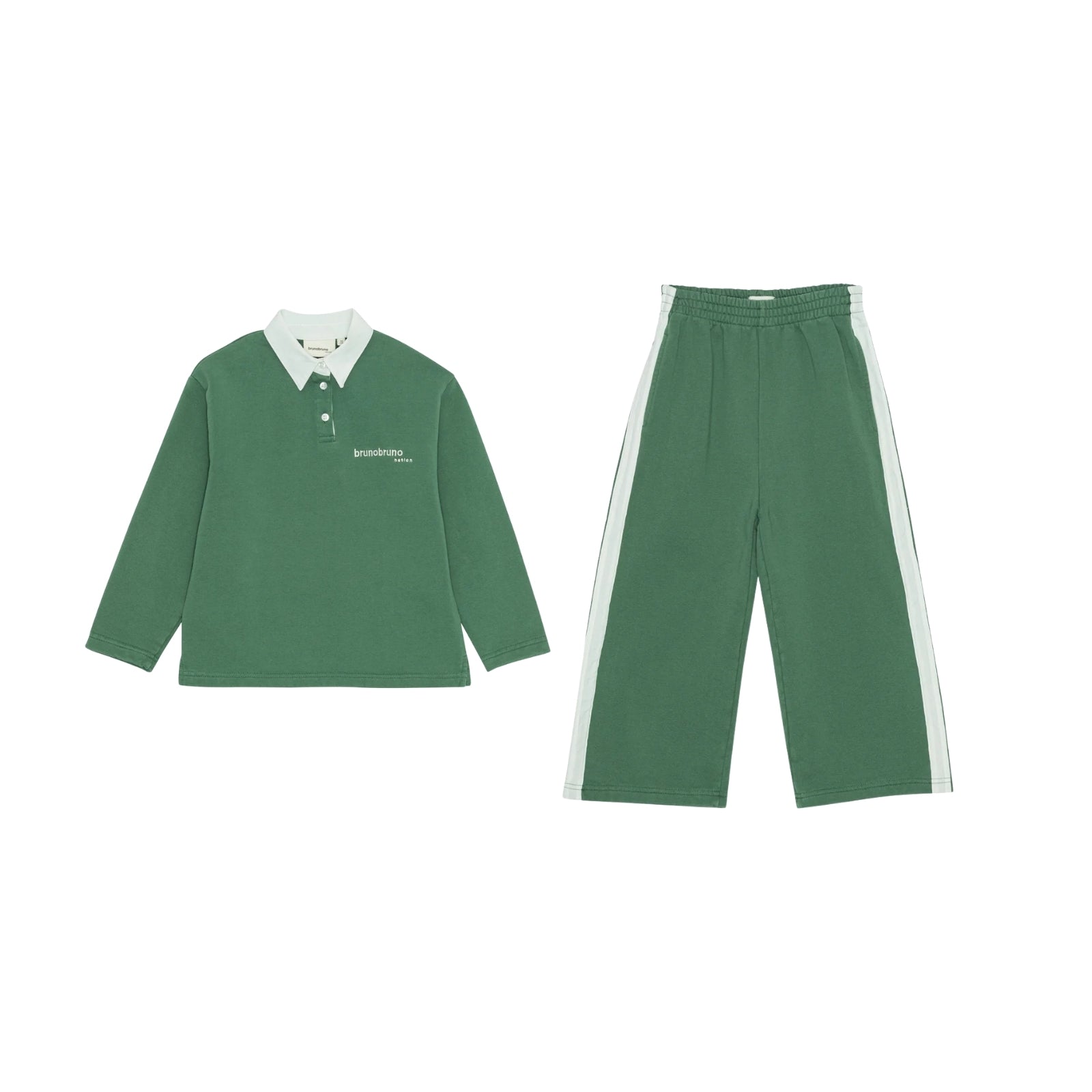 Dana Polo Sweatshirt Set | Myrtle Green