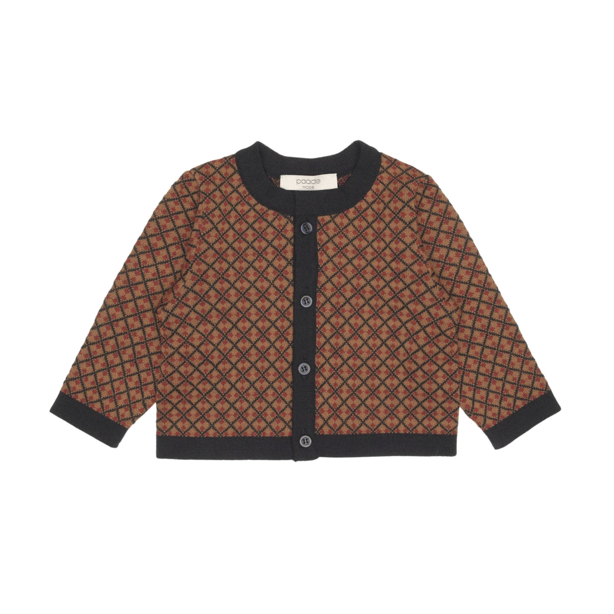 Baby Morgan Merino Wool Cardigan | Caramel