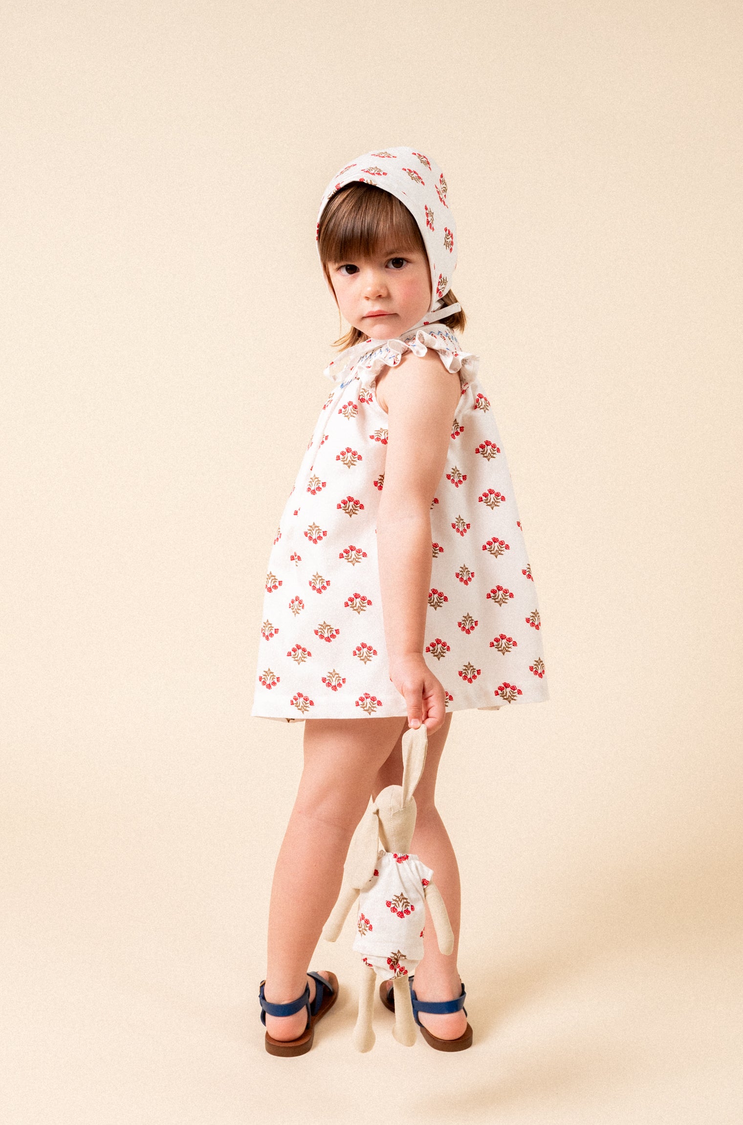 Moonsoon Smocked Blouse And Bloomer Set