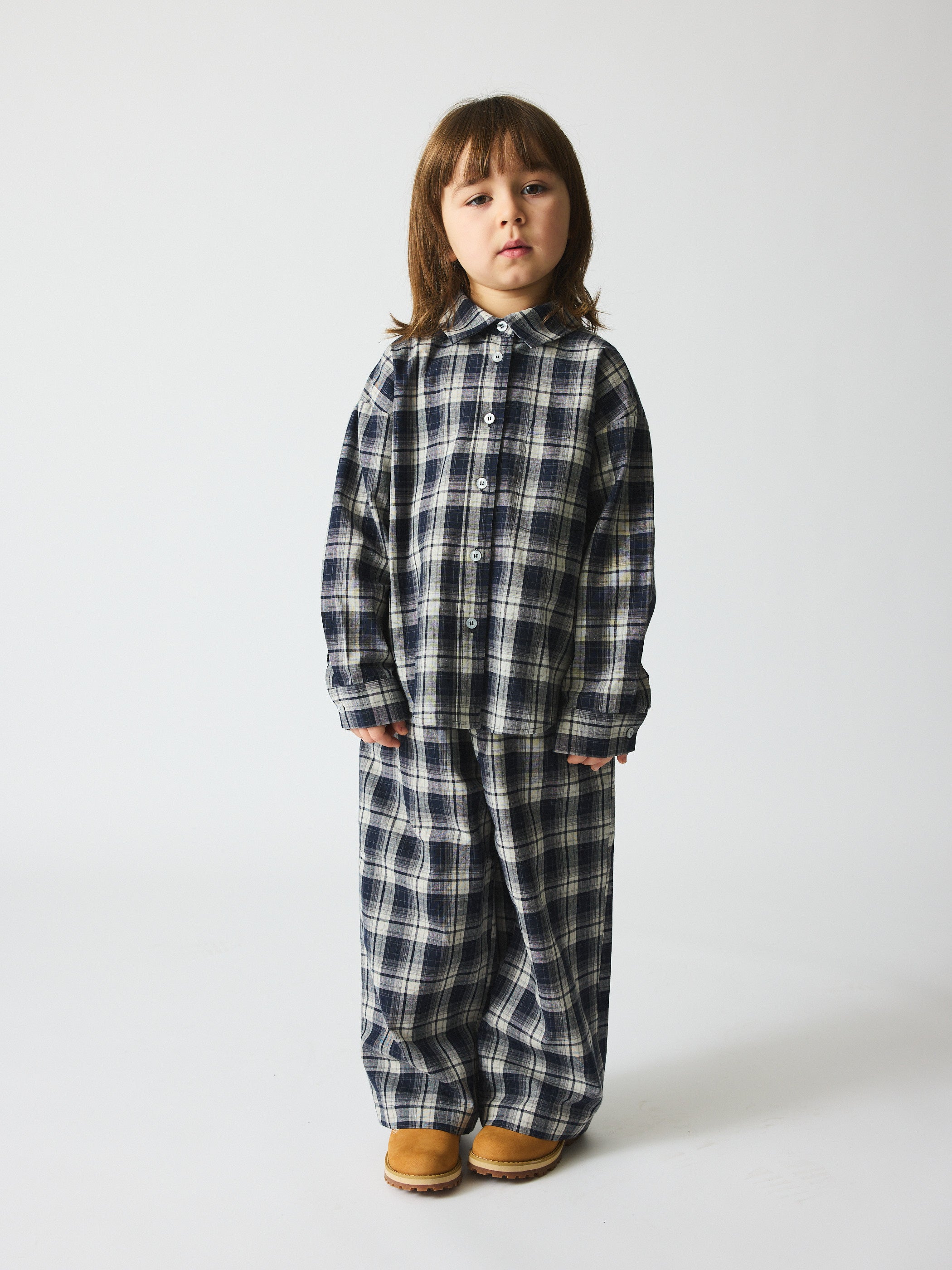 Francis Check Pants | Mood Indigo