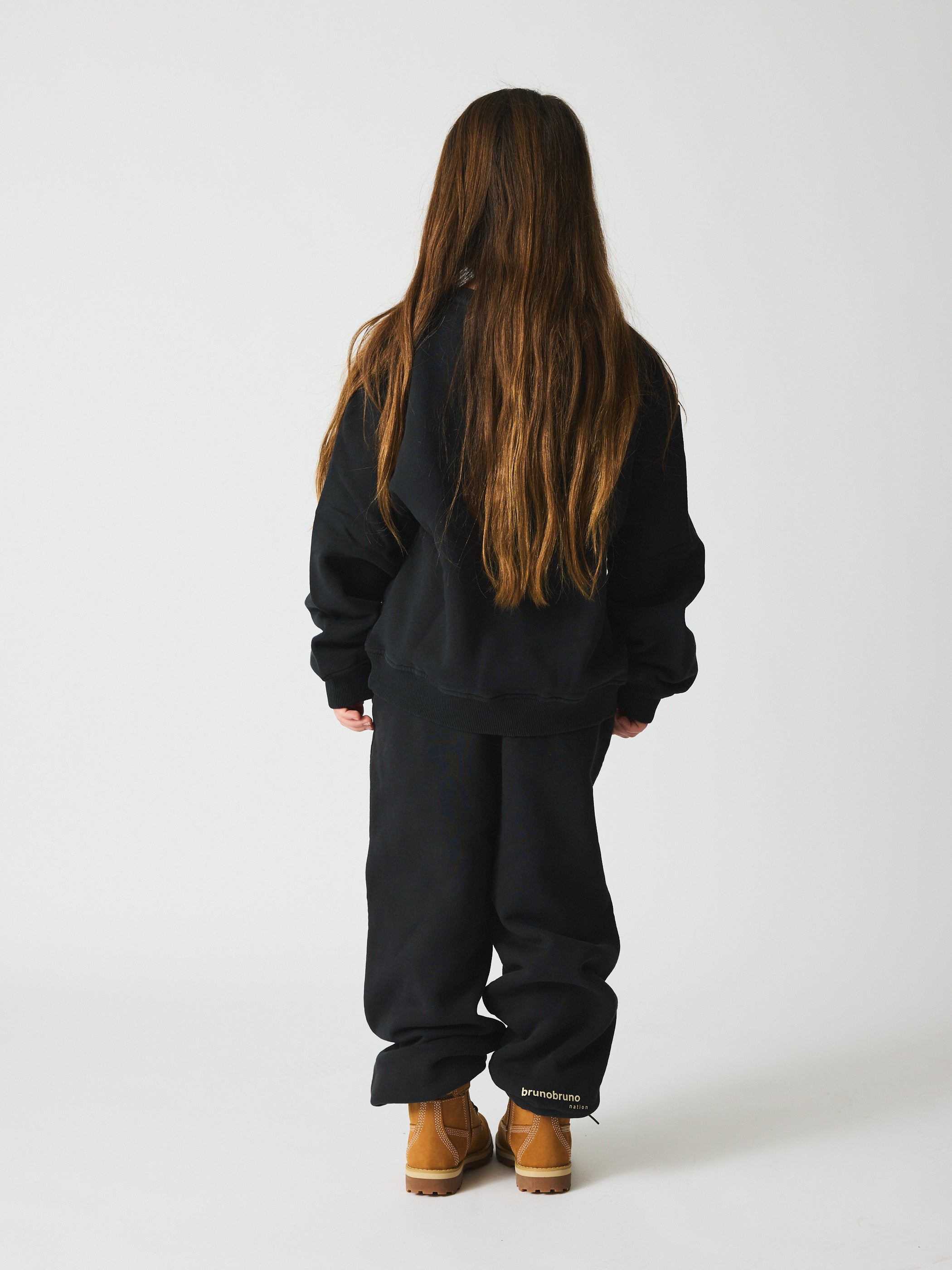 Norah Sweatshirt Set | Jet Black
