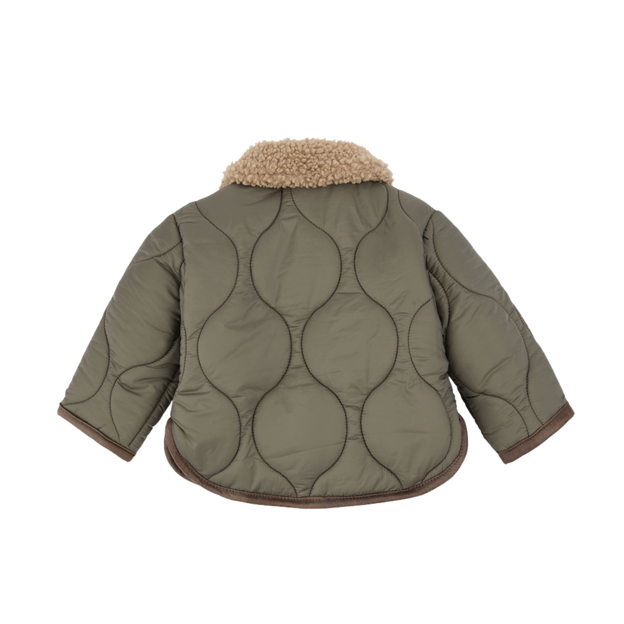 Emerald Padded Jacket | Khaki