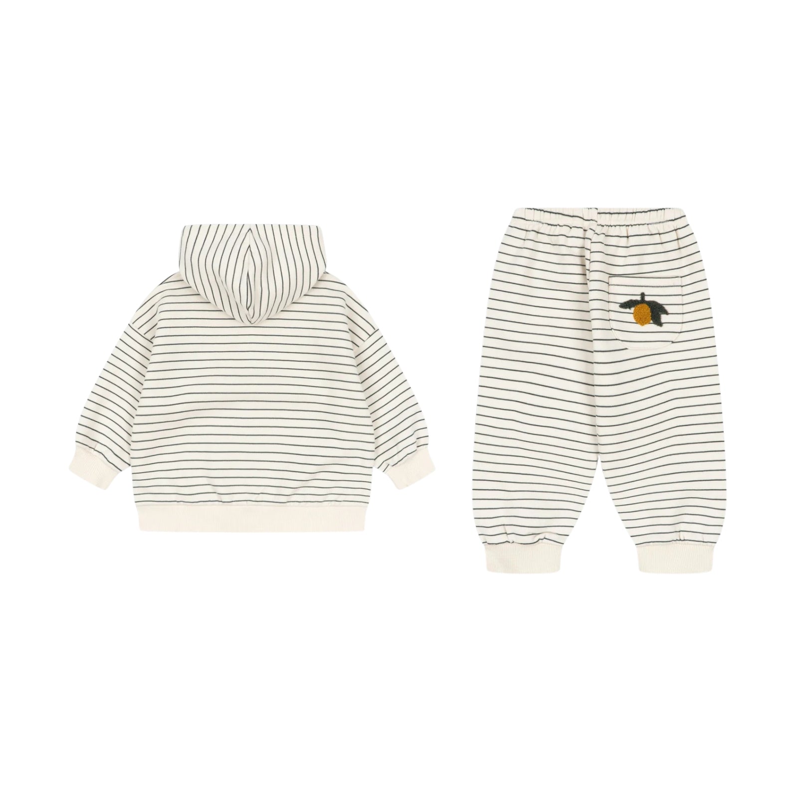 Amio Sweat Set | Cilantro Stripe