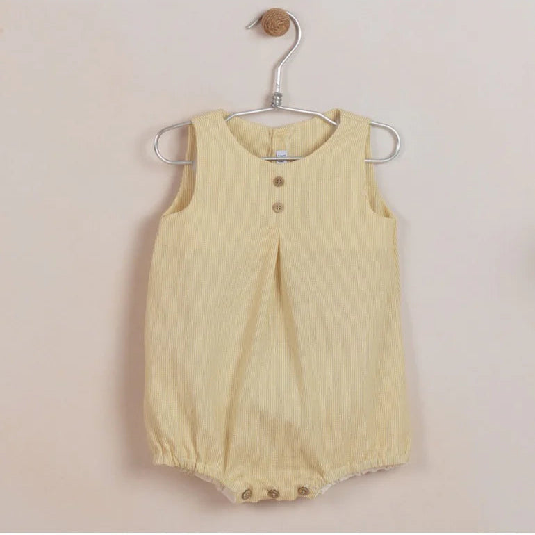 Stripe Romper | Yellow