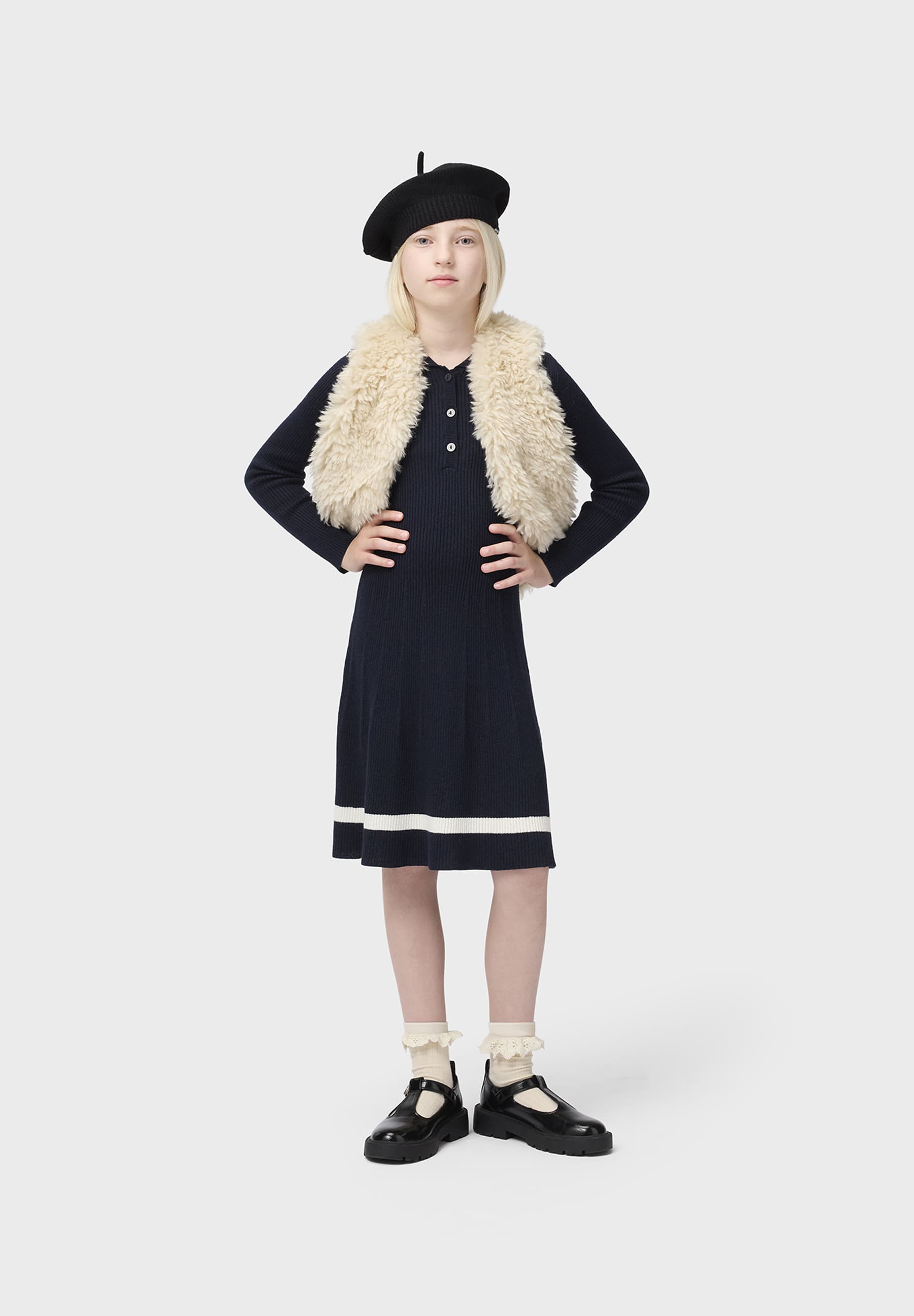 Cecilia Dress | Navy Blazer
