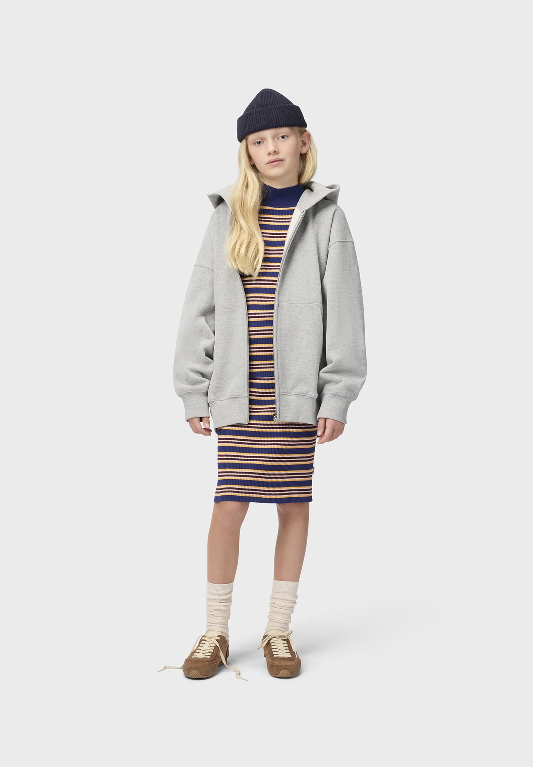 Ginevra Jumper Dress | Navy Stripe