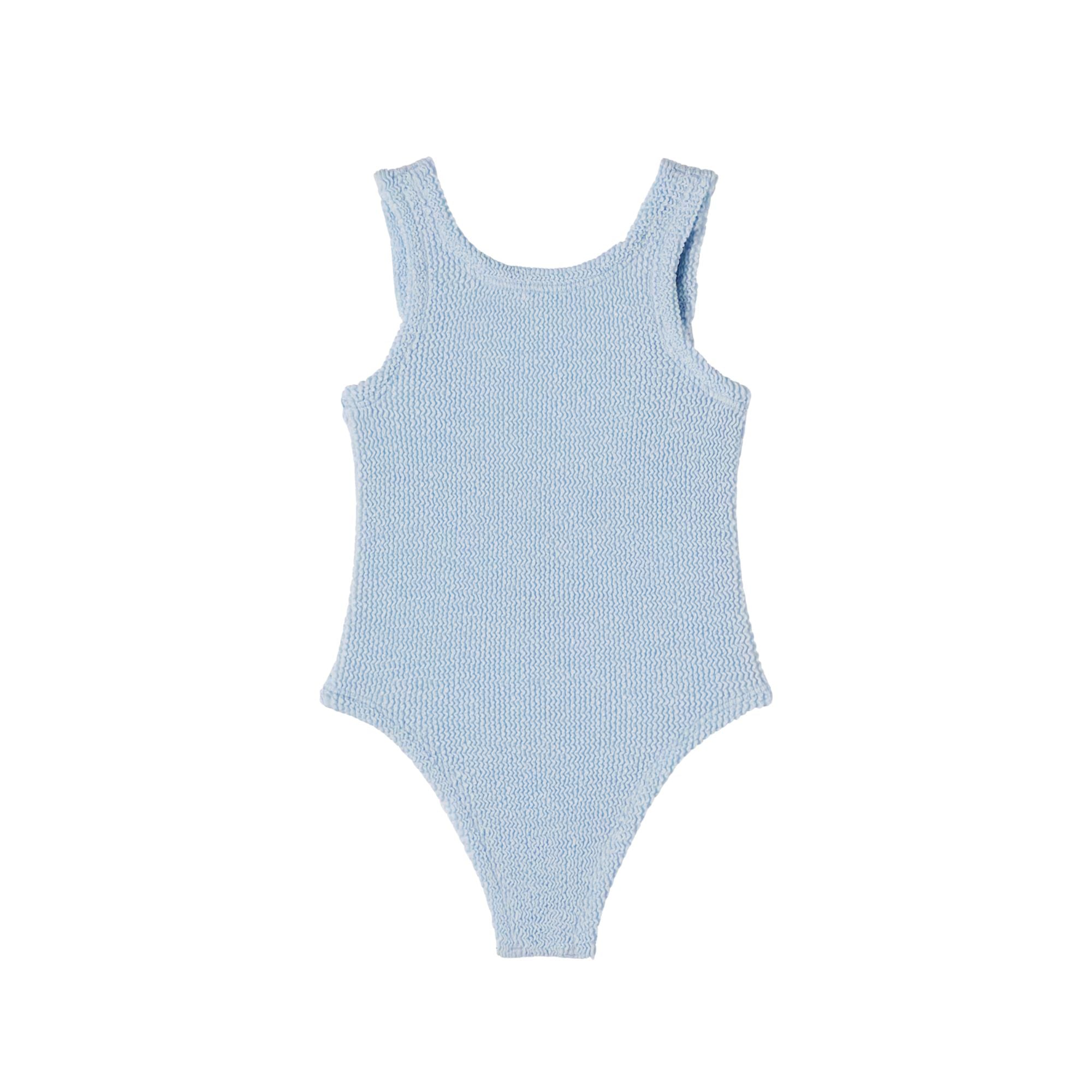 Classic Crinkle Swim | Metallic Ice Blue