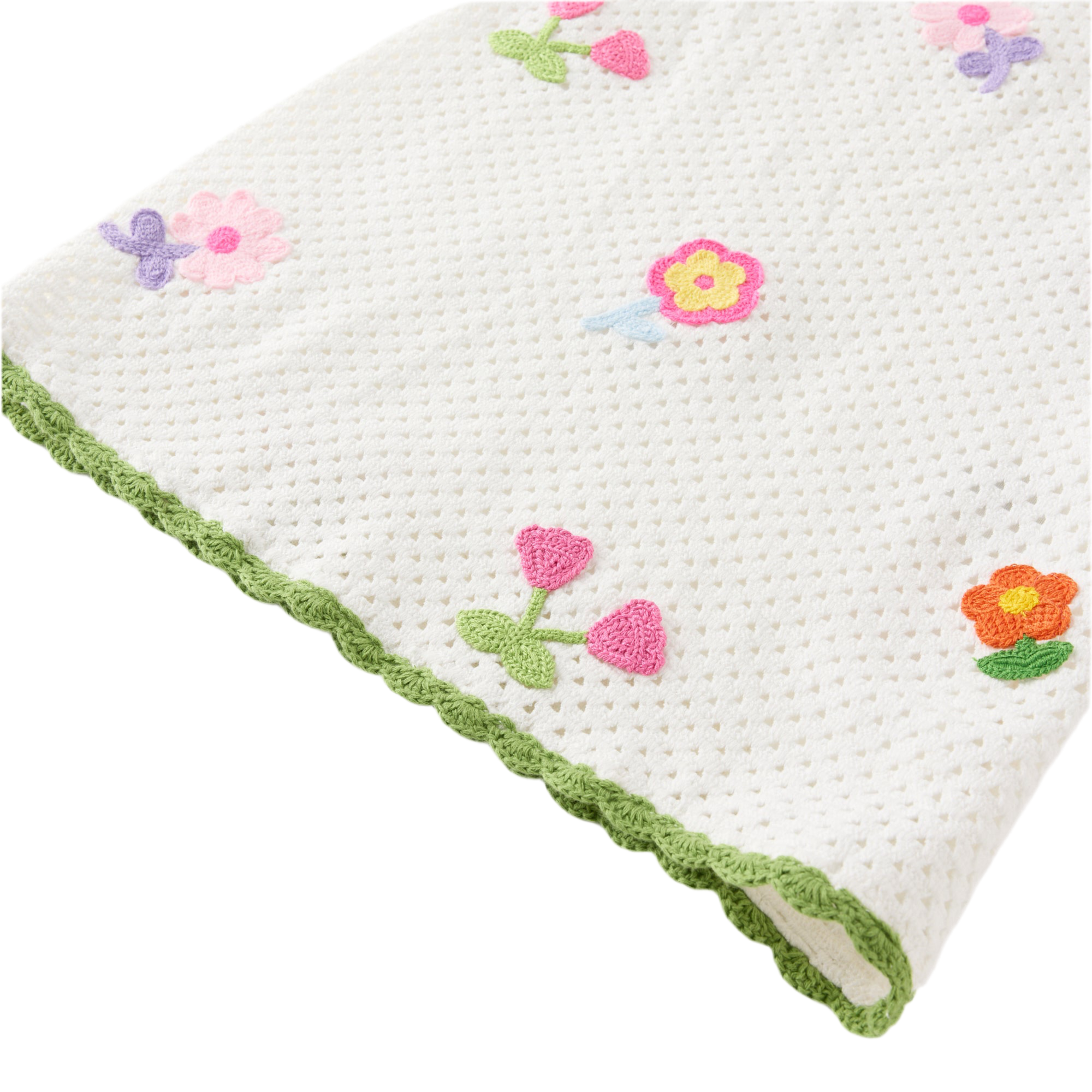 Daisette Crochet Mini Dress | Multi