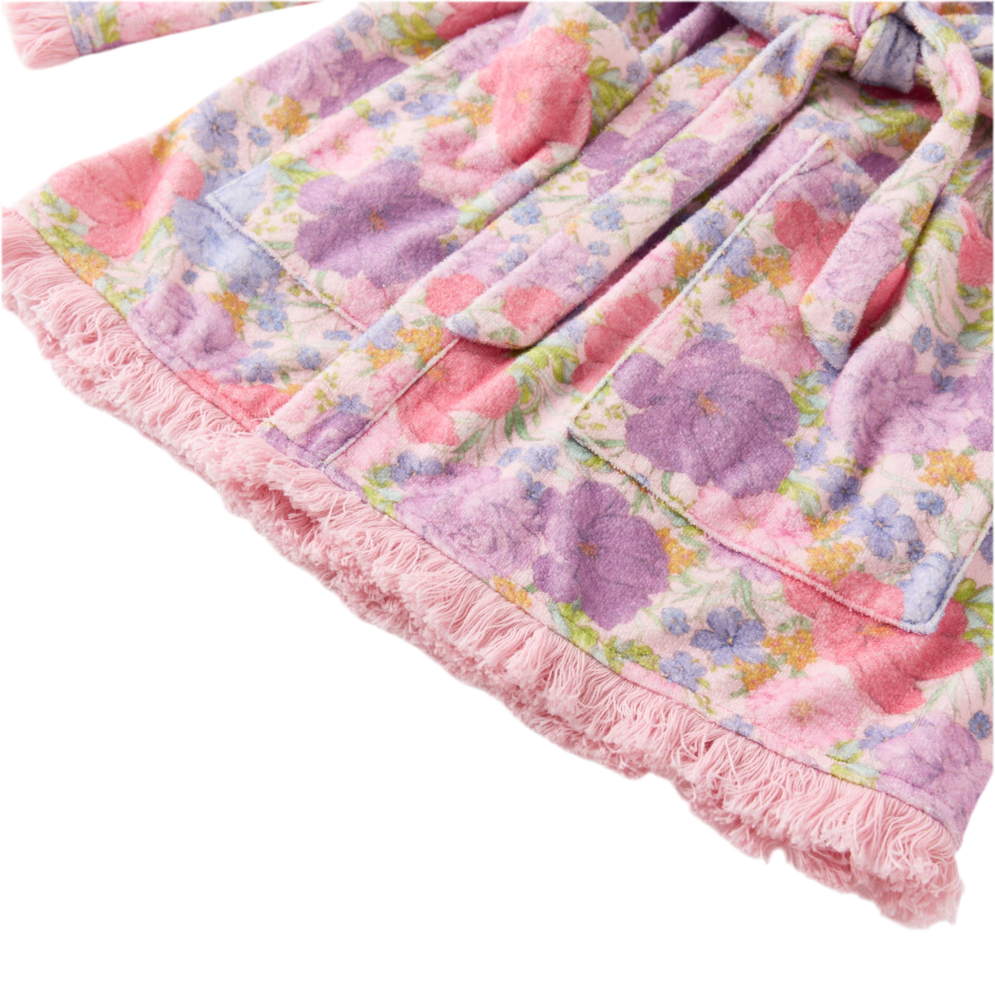 Charlotte Terry Towelling Robe | Floral