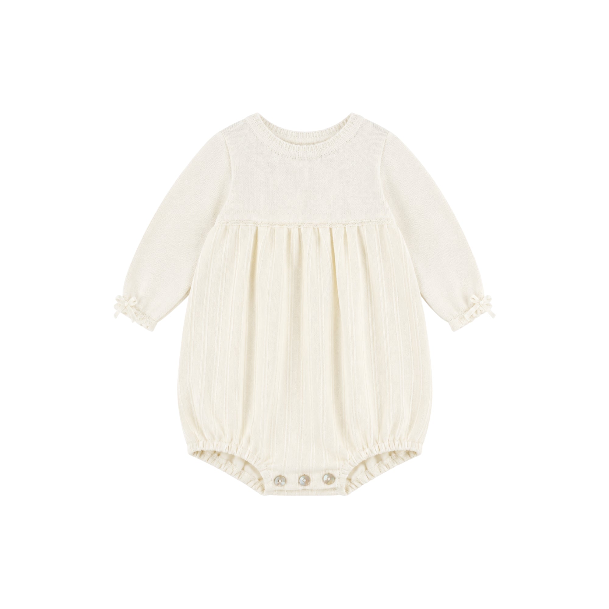Knit Romper | Ivory