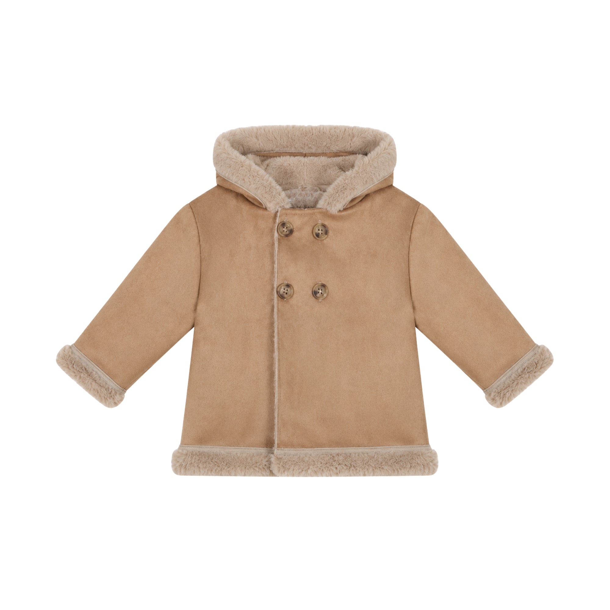 Hooded Coat | Sand