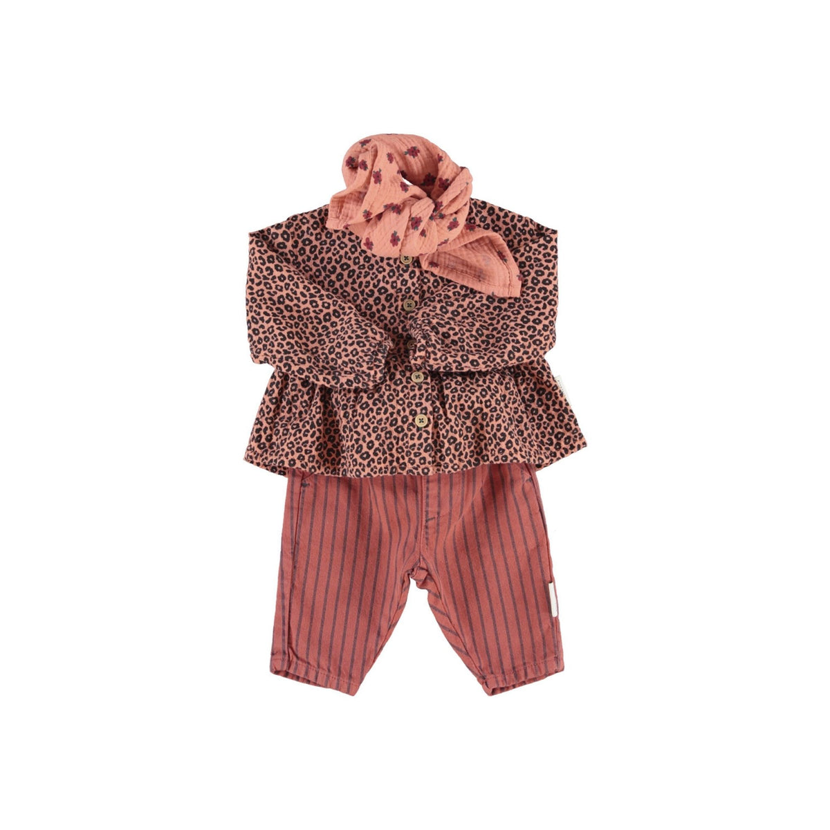 Blouse | Pink with Animal Print