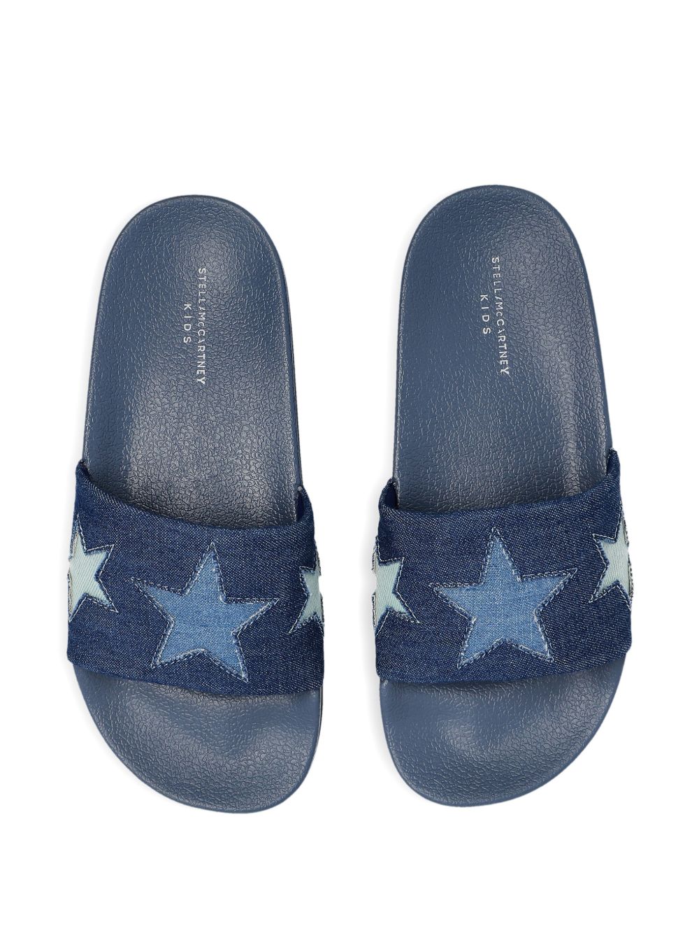 Star Slides | Navy Denim Blue