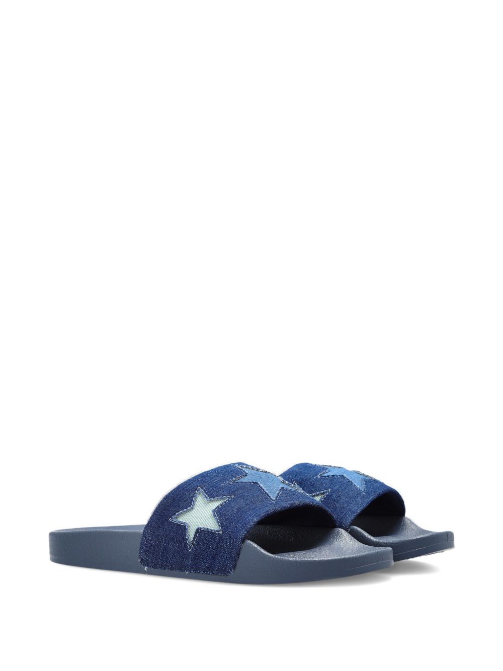Star Slides | Navy Denim Blue
