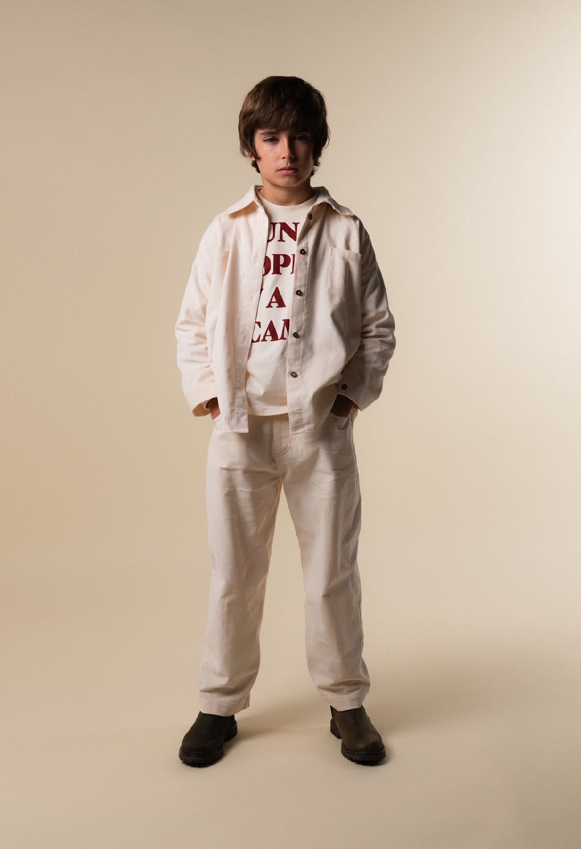 Corduroy Shirt | Ivory