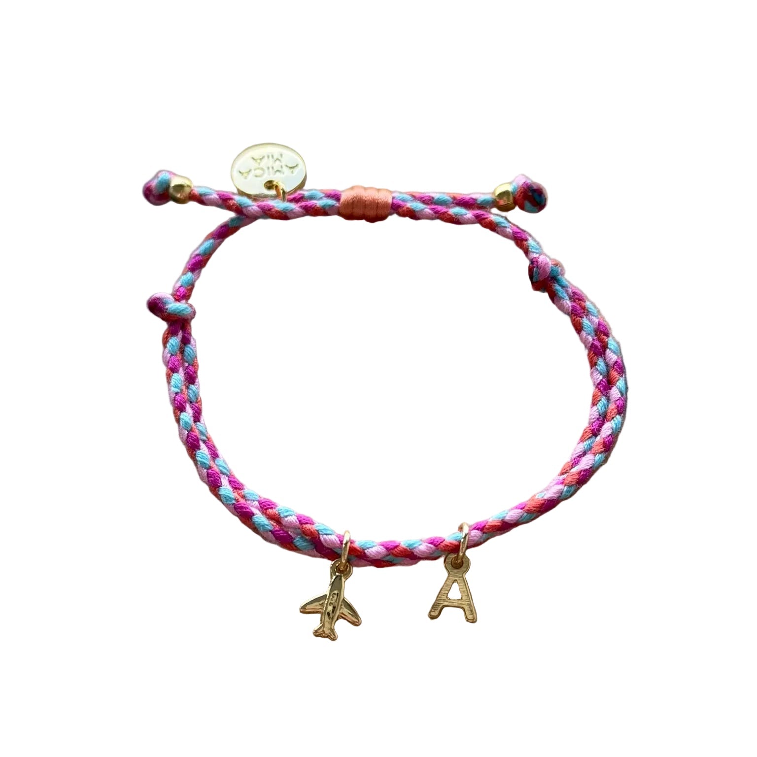 Braided Bracelets | Initial + Charm