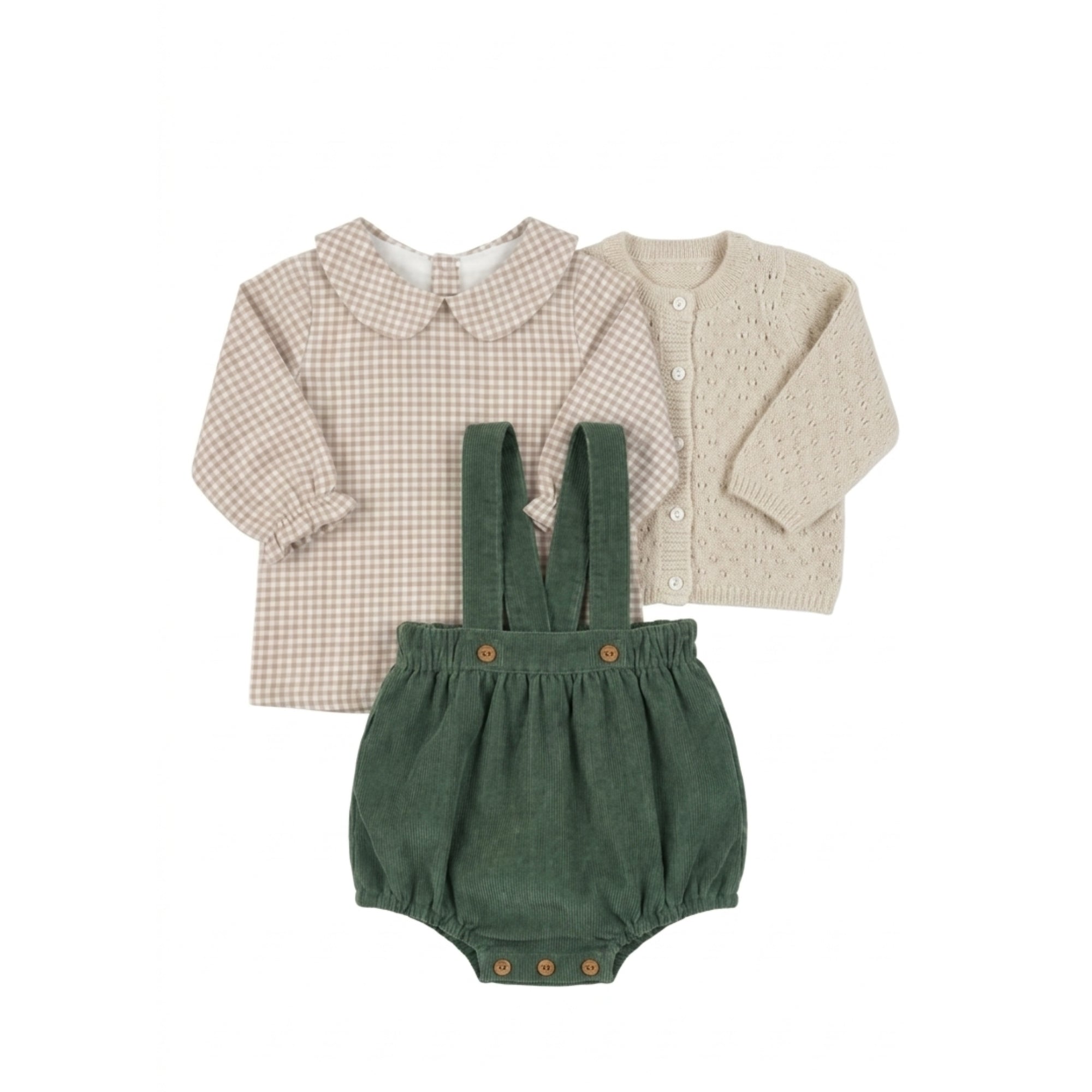 Cardigan Romper Set