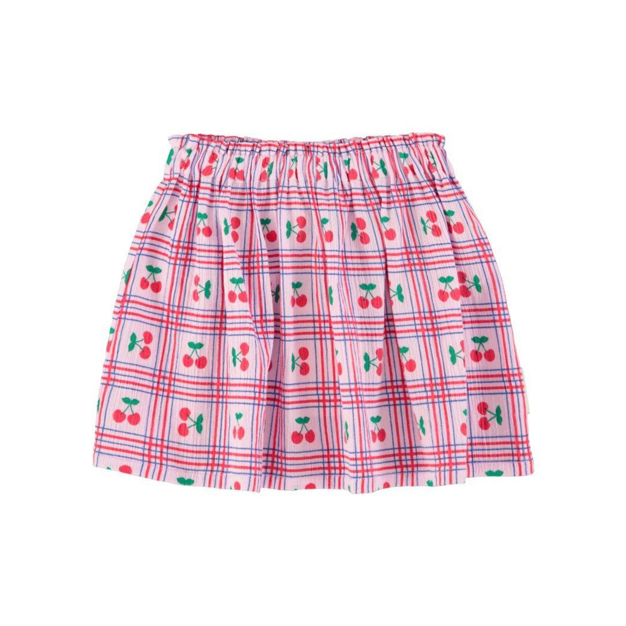 Cherry Print Short Skirt | Lilac