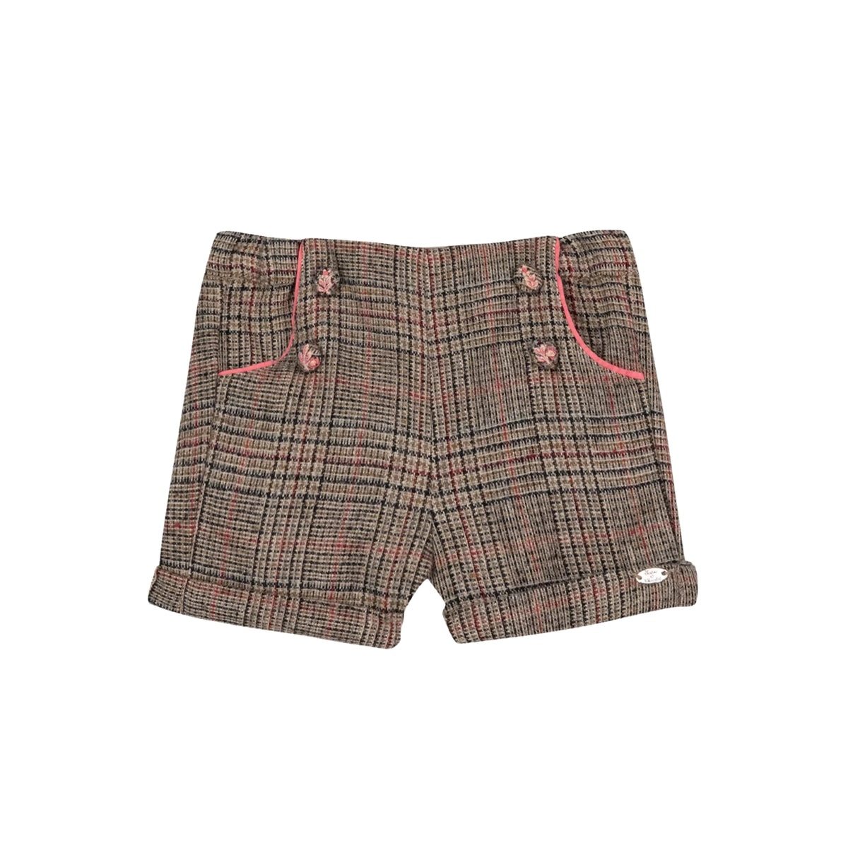 Check Pattern Shorts | Brown