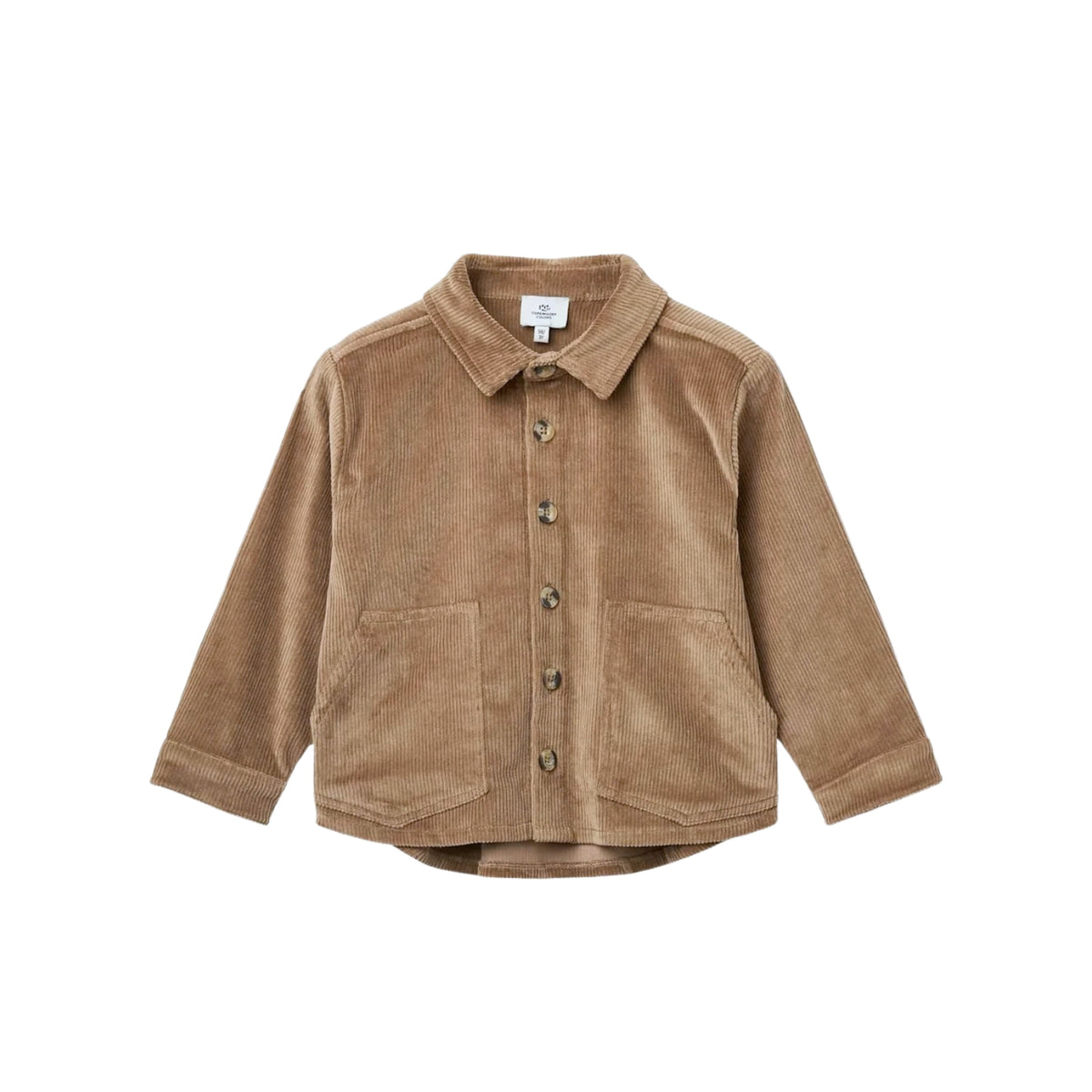 Corduroy Overshirt | Brown