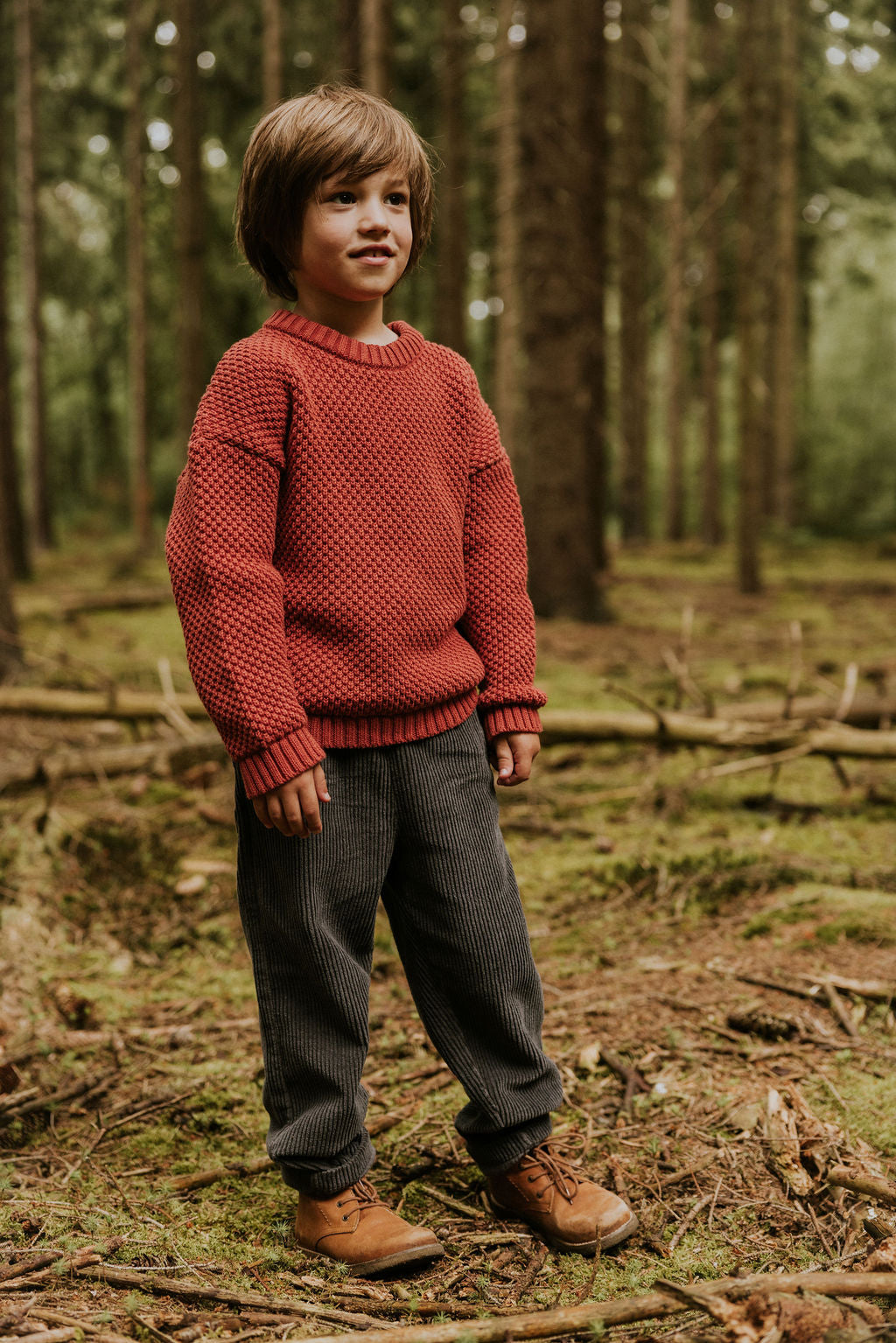 Kyoto Knitted Sweater | Indian Red