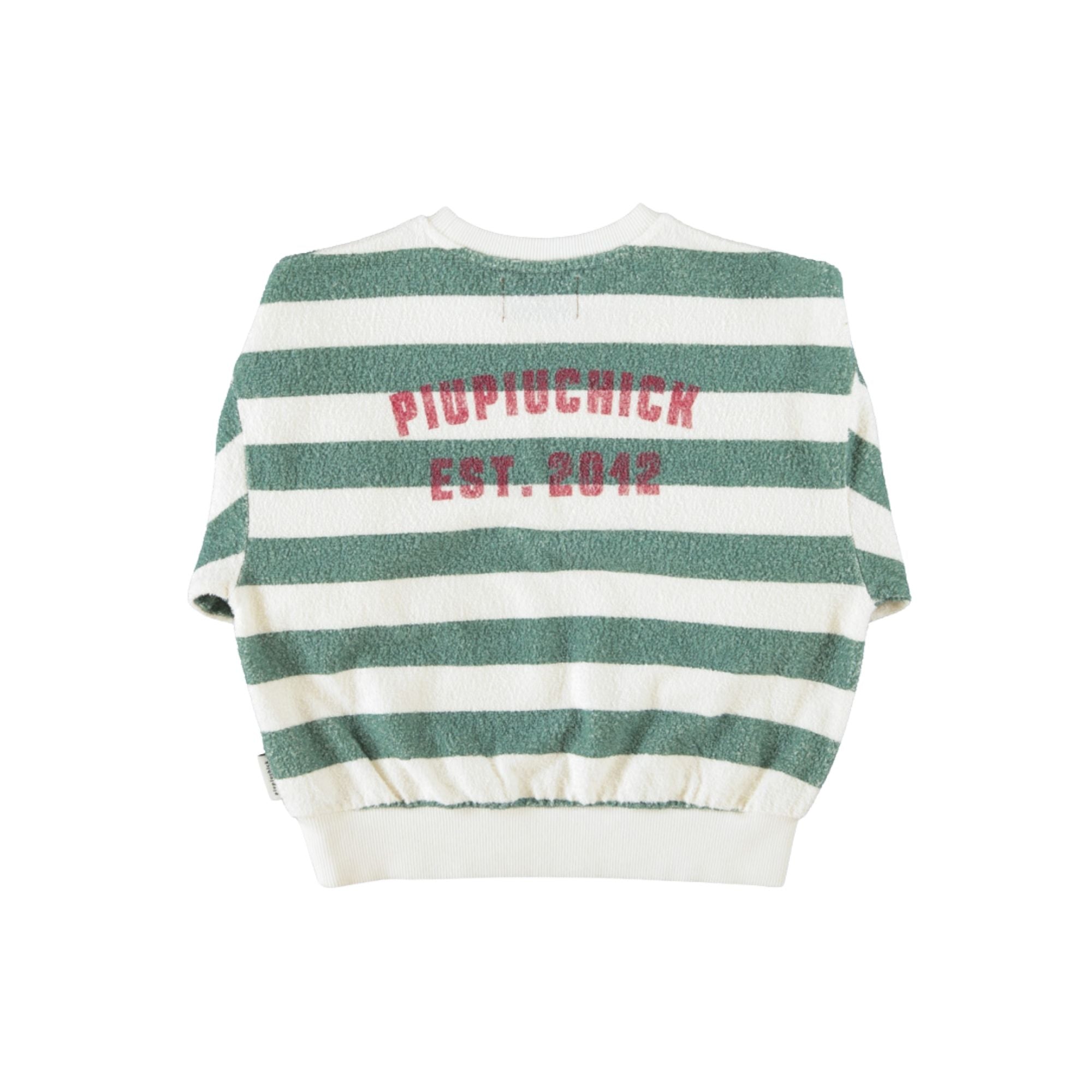 Sweatshirt Set | Ecru & Green Stripes