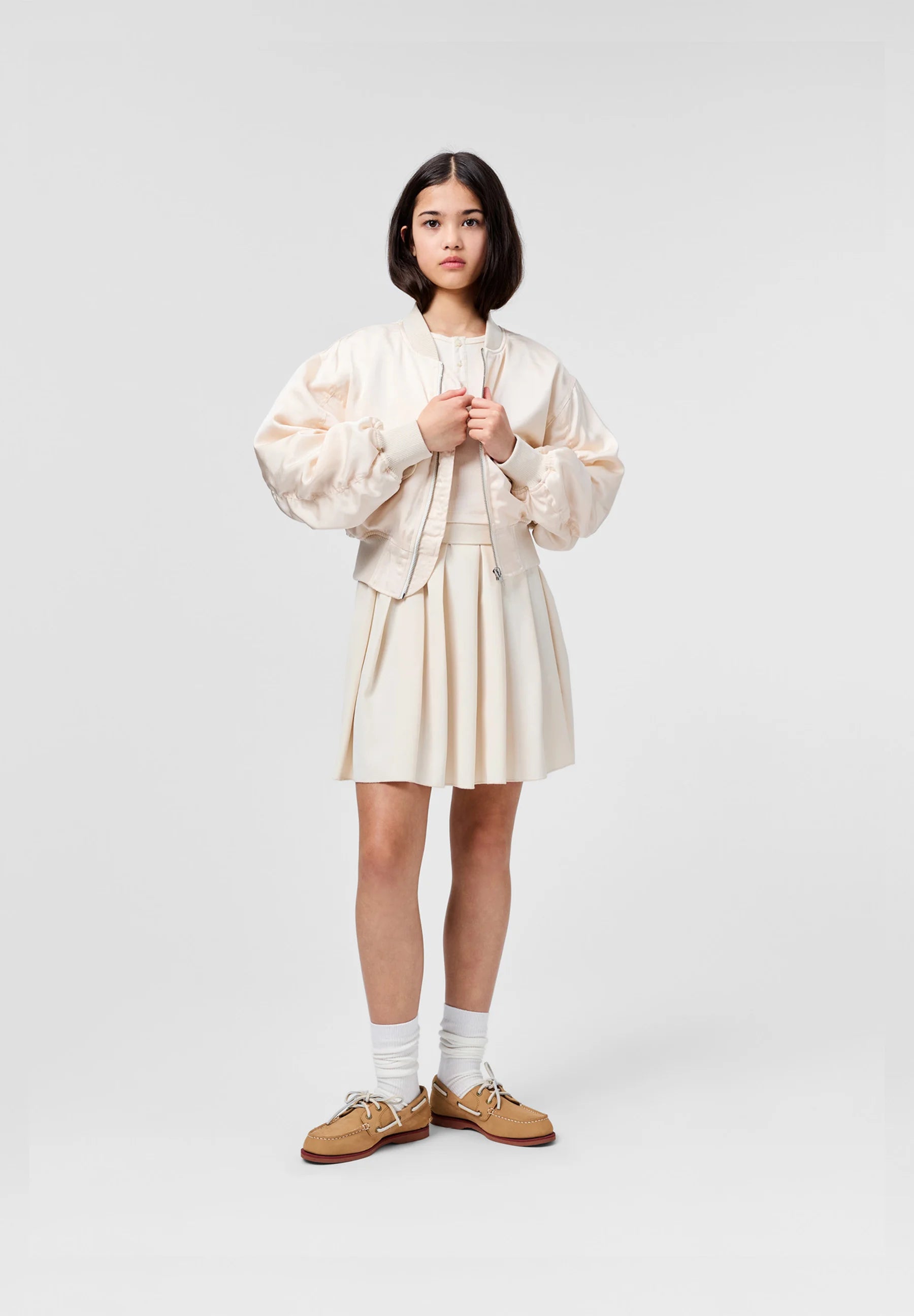 Breeta Skirt | Pearled Ivory