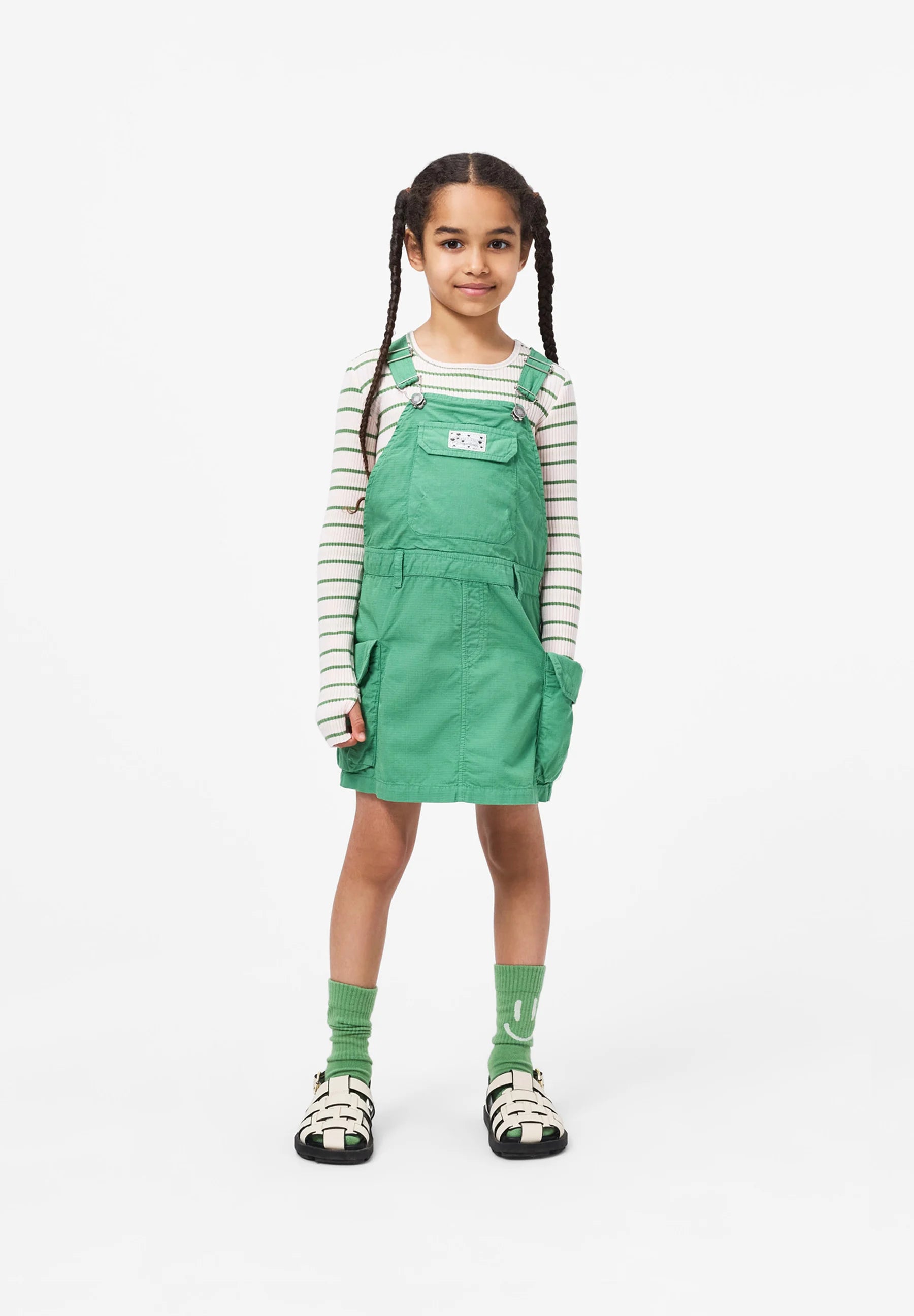 Clarice Dress | Groovy Green