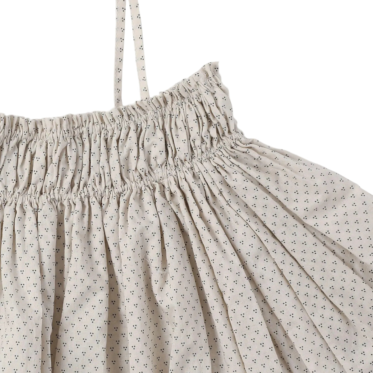 Triple Dot Bustier Blouse | Ecru