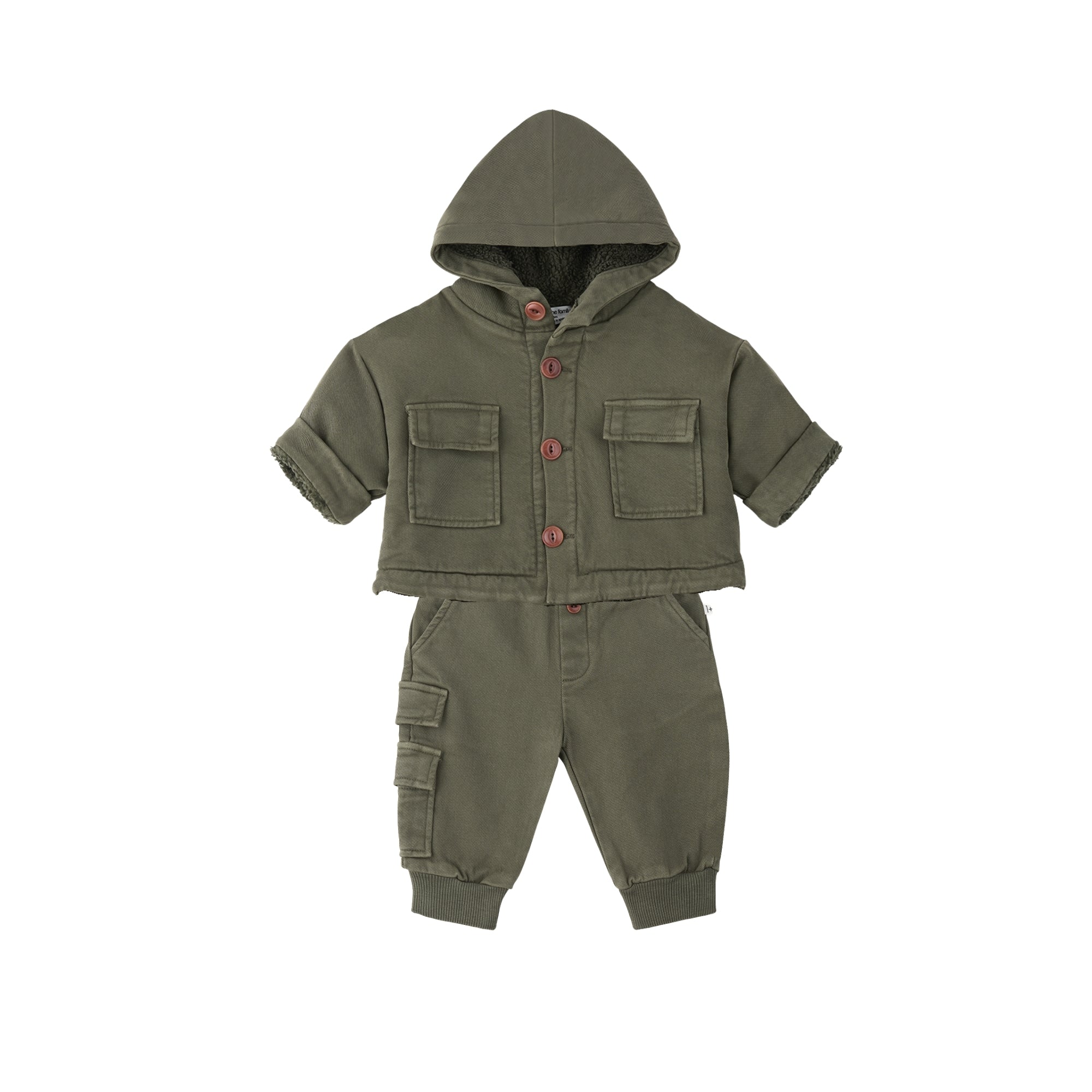 Jasper Hooded Set | Khaki