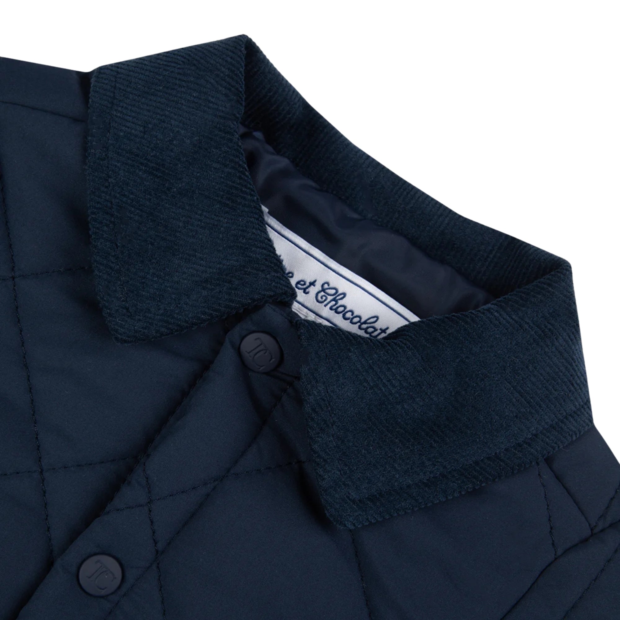 Quilted Jacket | Navy