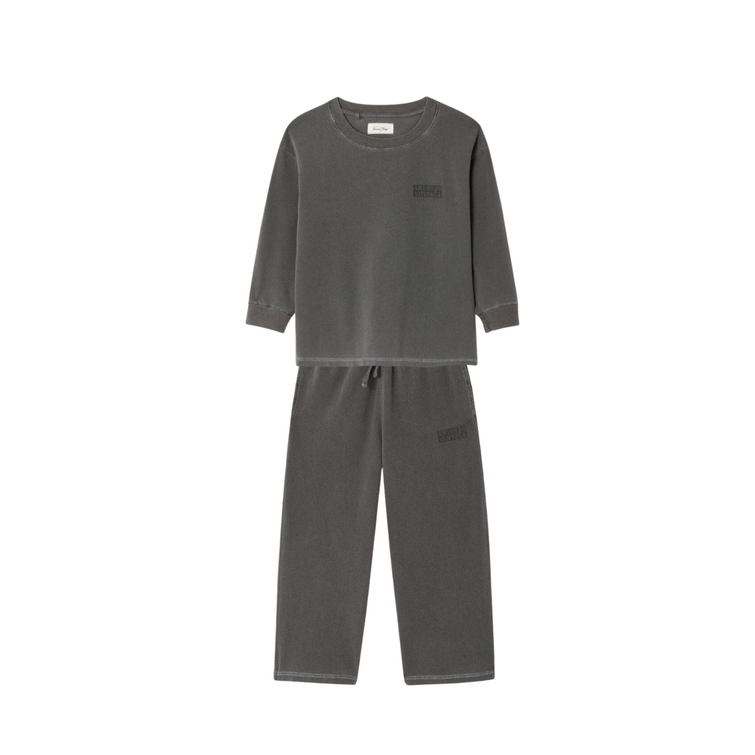 Pymaz Long Sleeve Set | Vintage Carbon