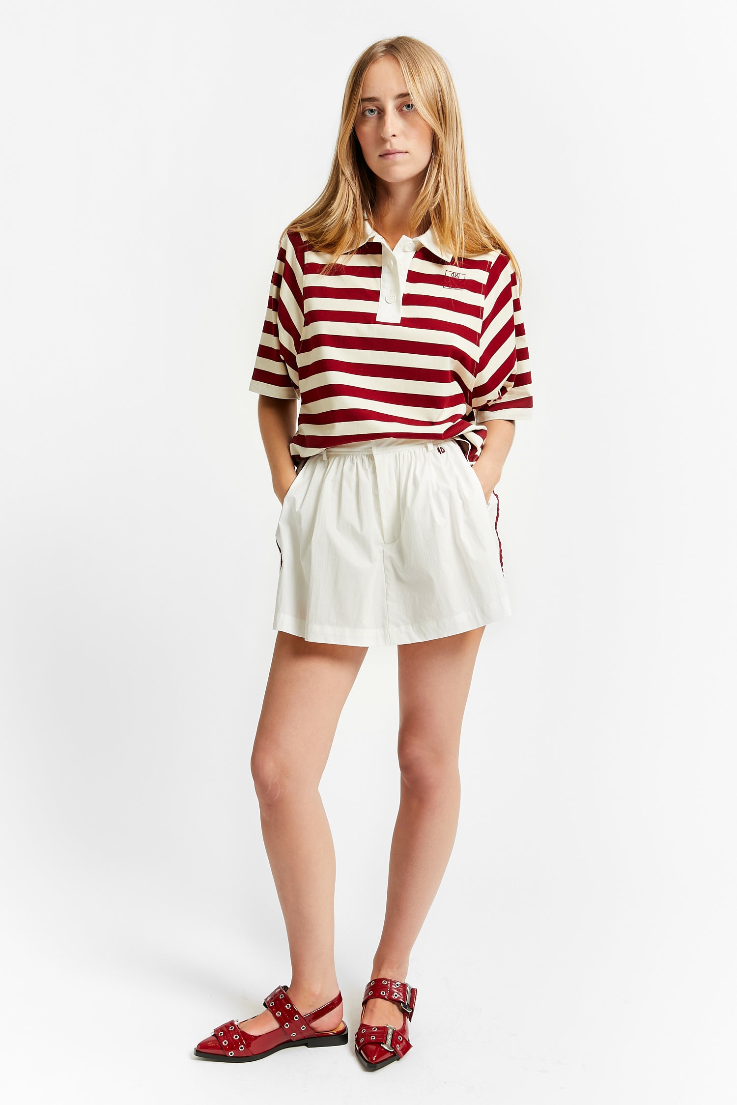 Visible Polo T-shirt | Rooibos Red