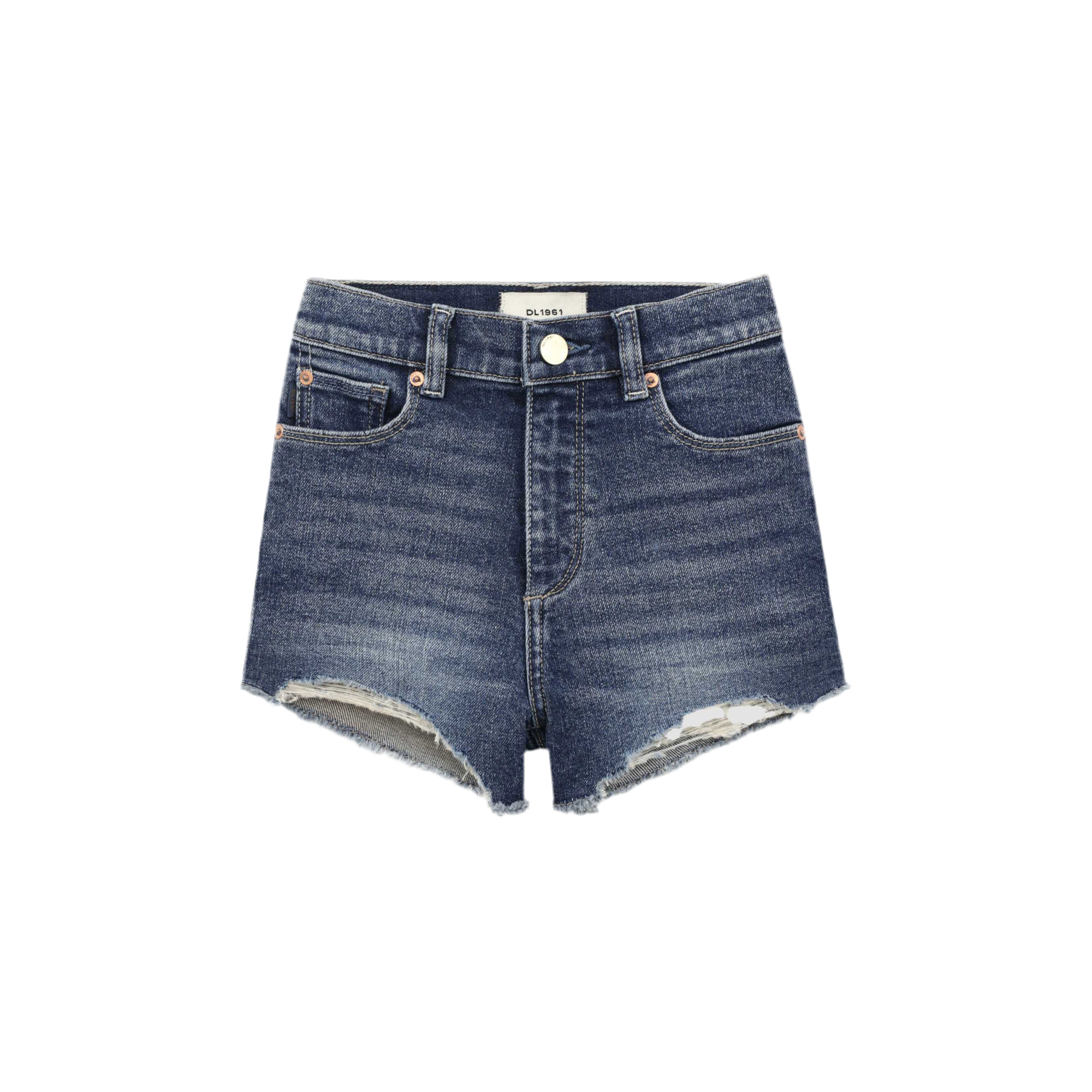 Lucy Jean Shorts High Rise Cut Off | Palmwood