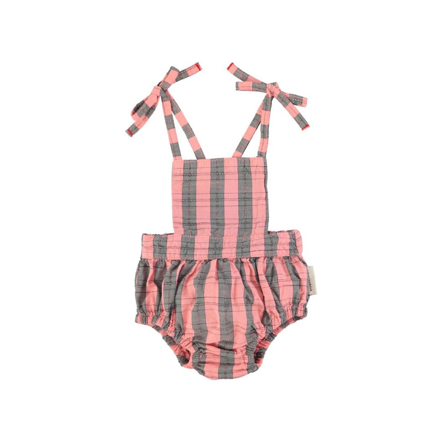 Checkered Playsuit | Pink/Green