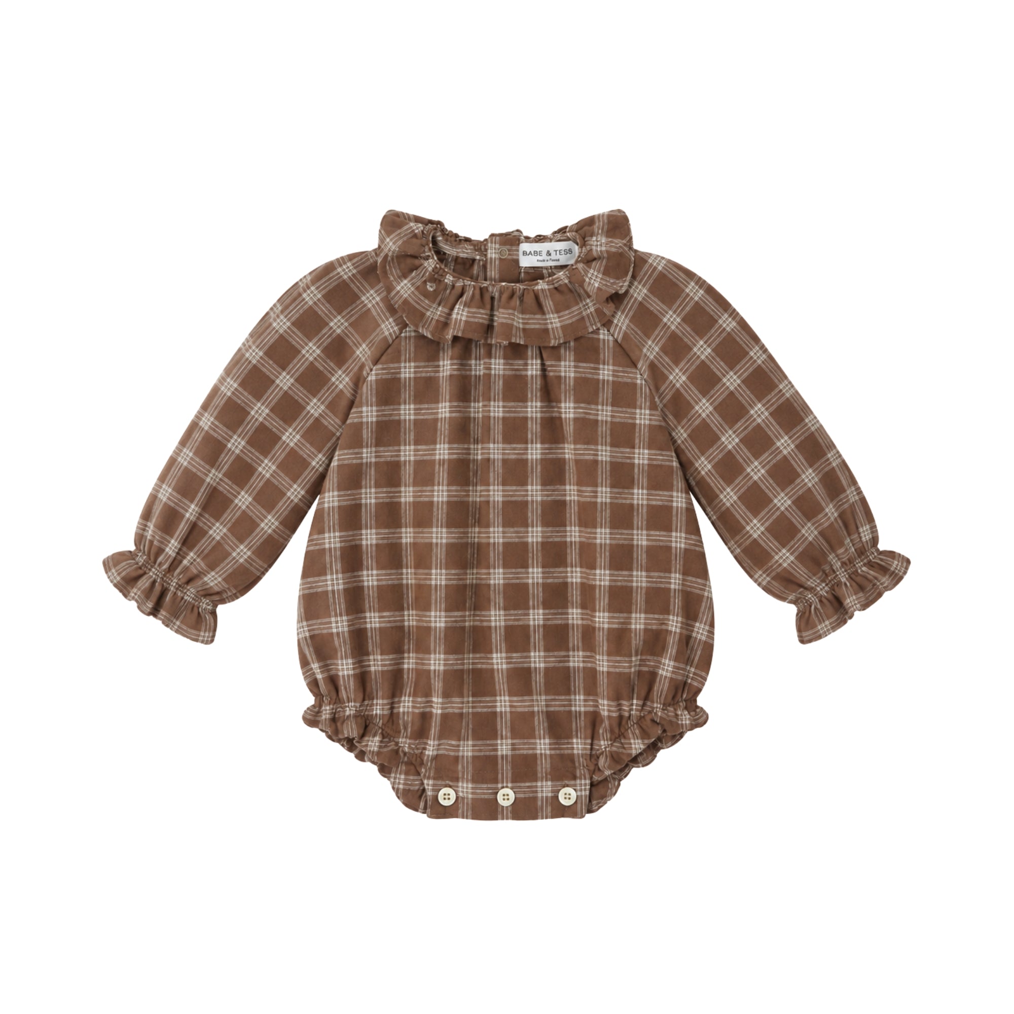 Tutina Chloè Romper | Nocciola Check