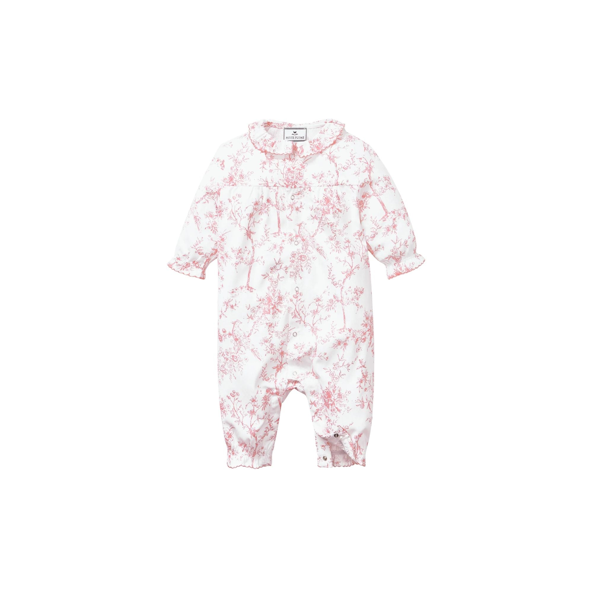 Twill Madeline Romper | Pink Timeless Toile