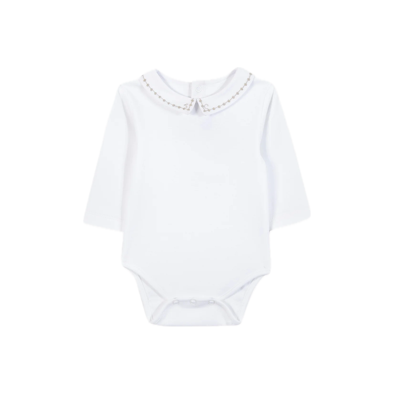 Collared Bodysuit | White
