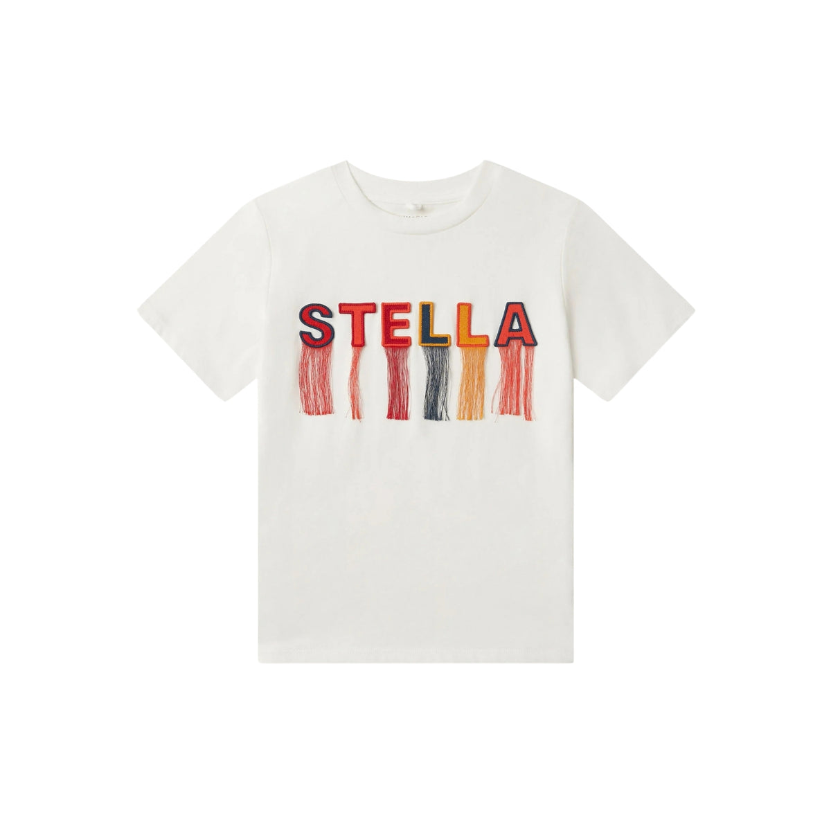 Stella Fringe T-Shirt | Ivory