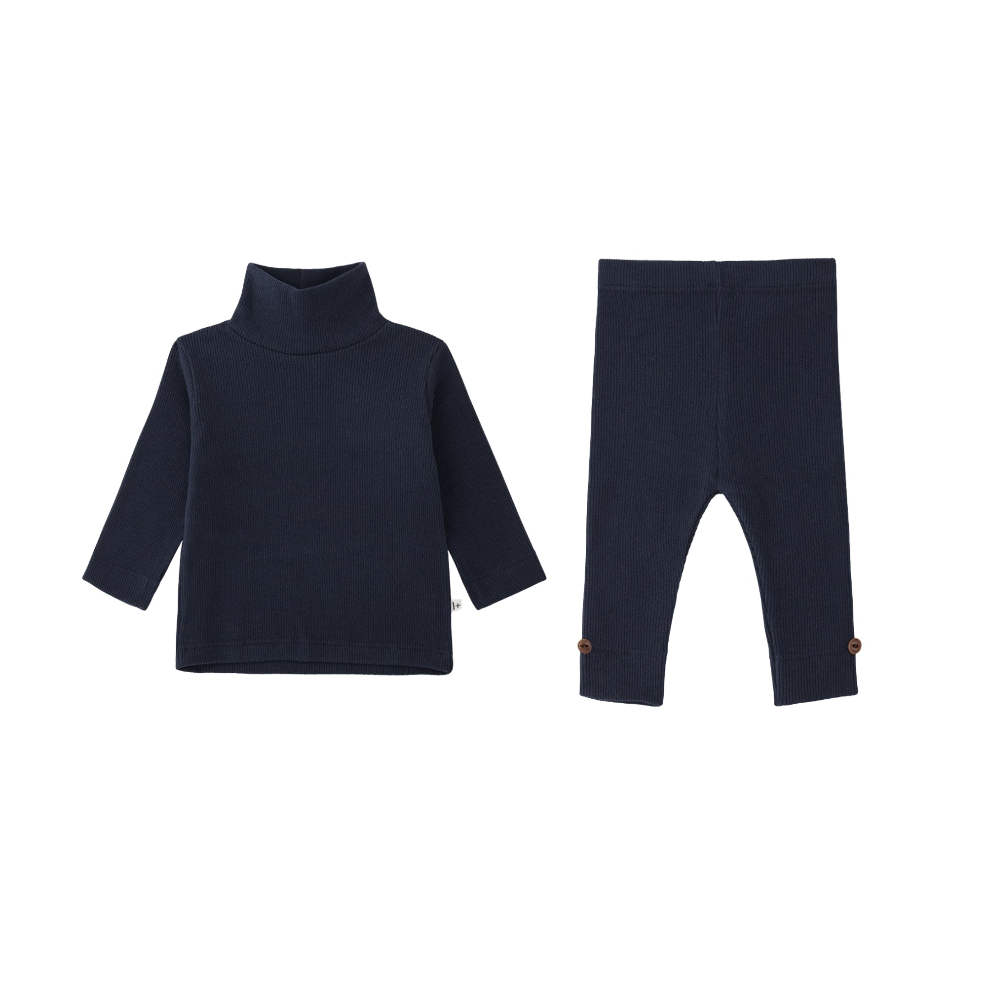 Lodi Turtle Neck & Leggings Set | Blue