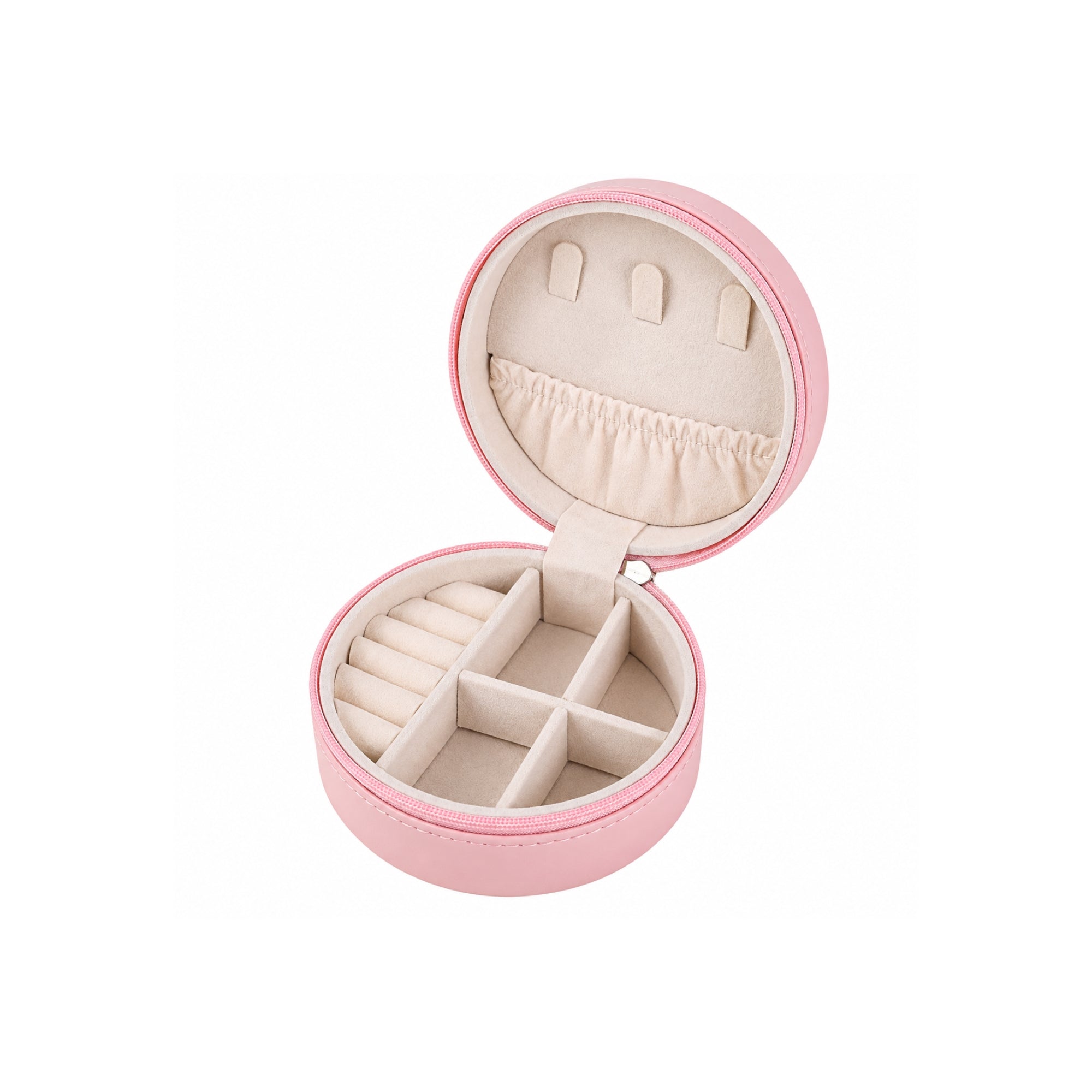 Circle Jewelry Case | Pink