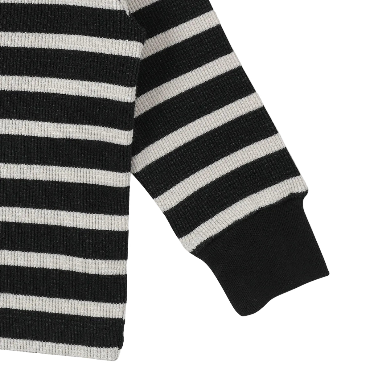 Waffle Stripe T-shirt | Navy