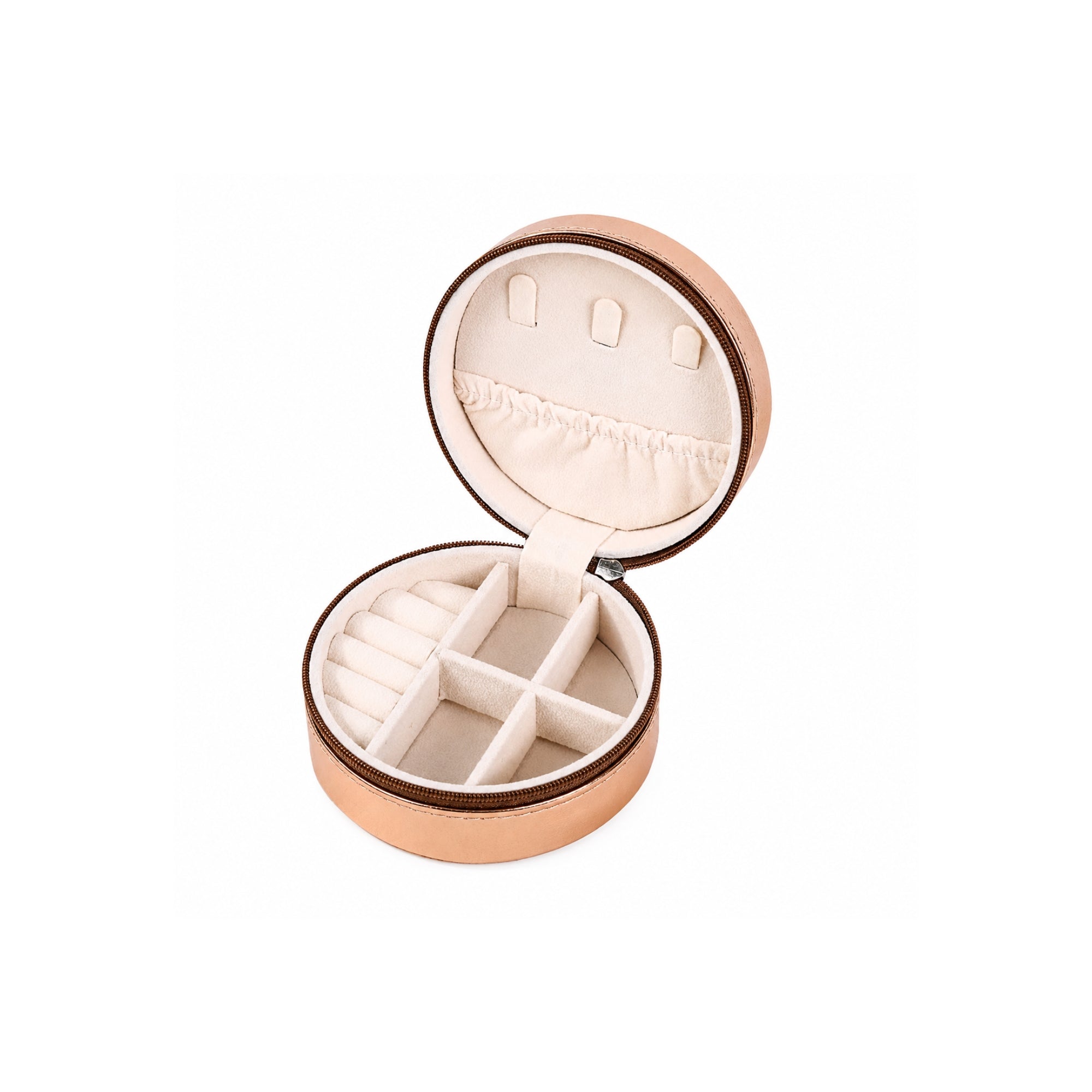 Circle Jewelry Case | Rose Gold