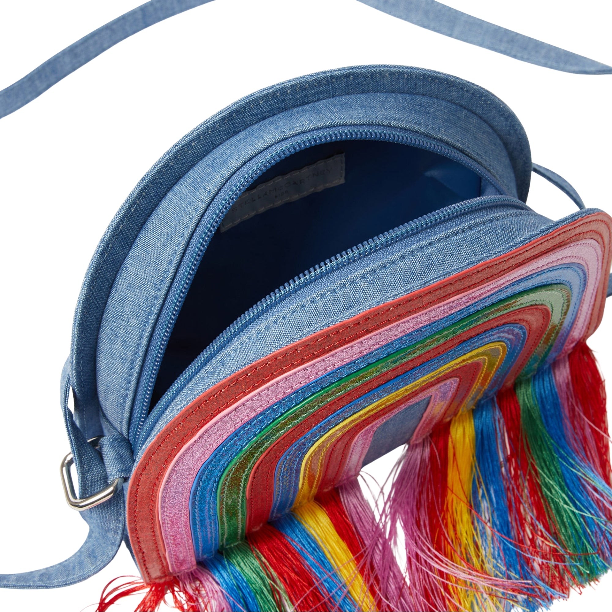 Fringed Denim Bag
