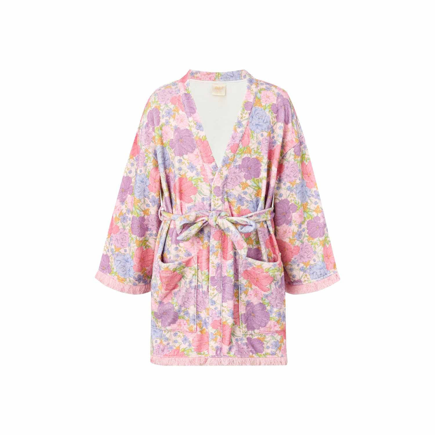 Charlotte Terry Towelling Robe | Floral